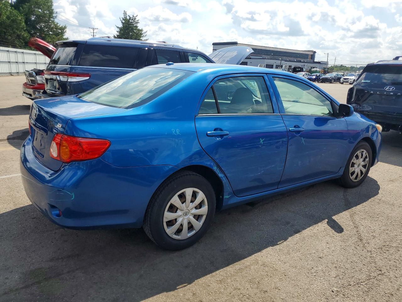 2009 Toyota Corolla Le Blue vin: 2T1BU40E39C185907