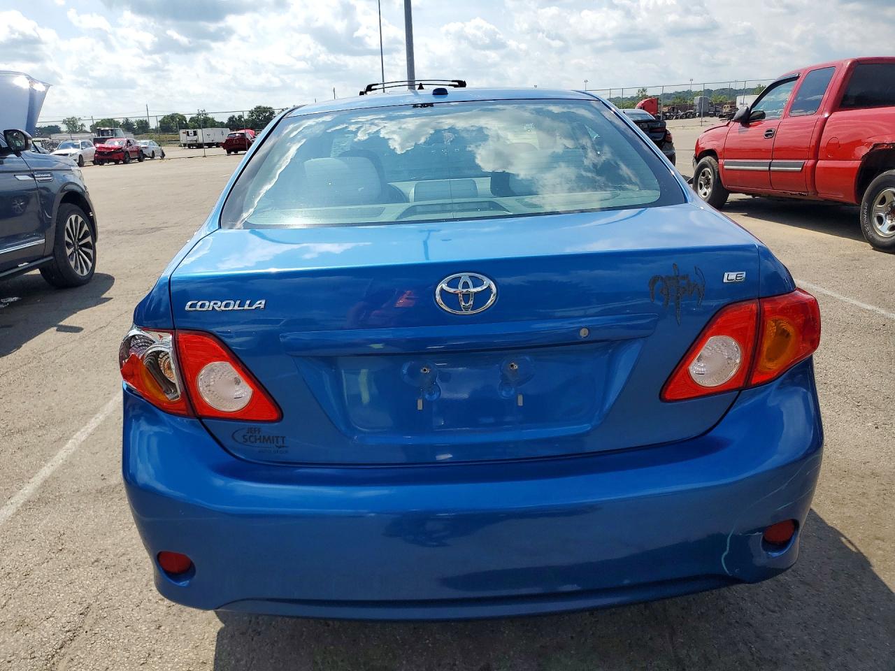 2009 Toyota Corolla Le Blue vin: 2T1BU40E39C185907