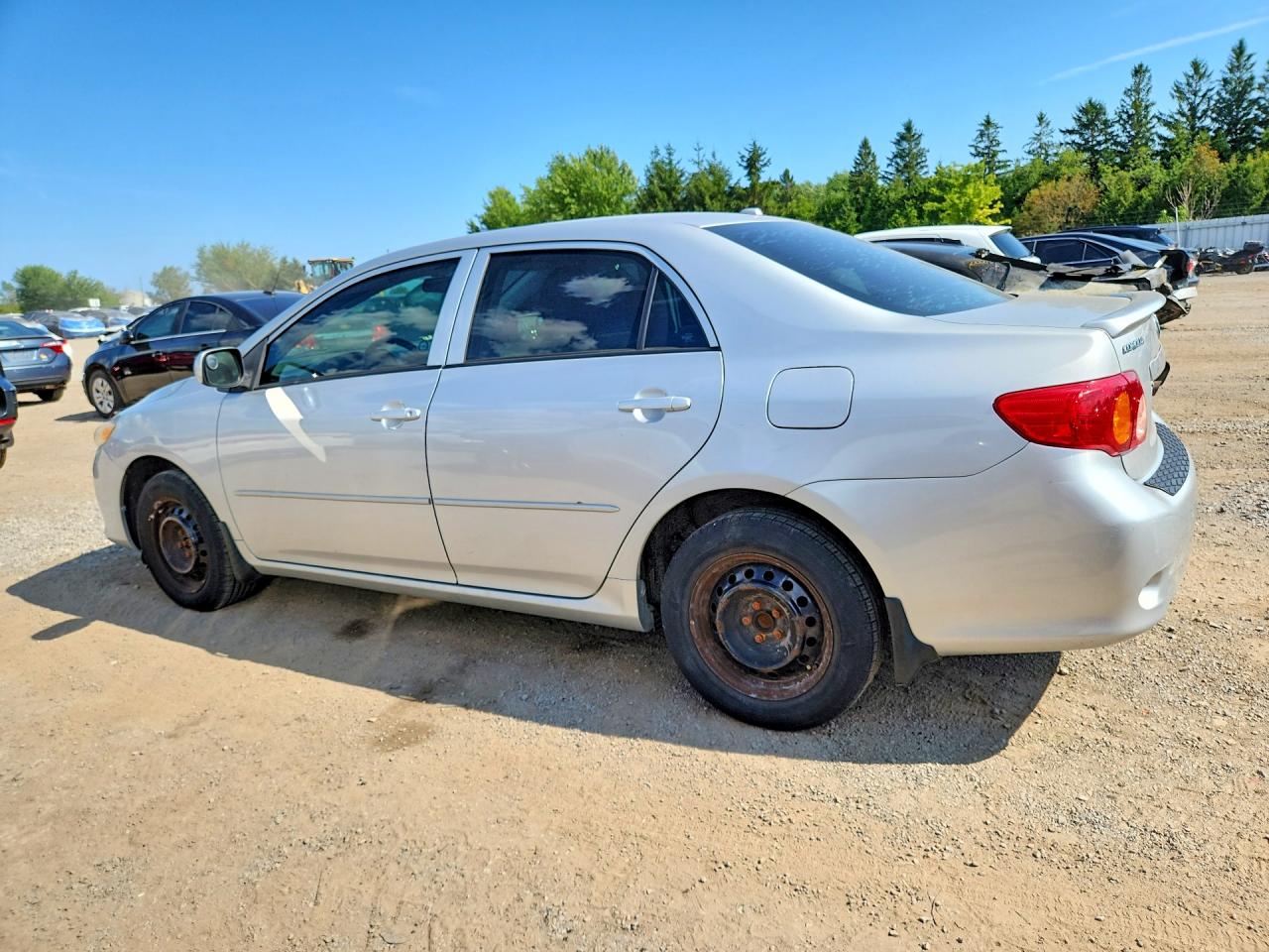 2009 Toyota Corolla Base Серебряный vin: 2T1BU40E49C017709