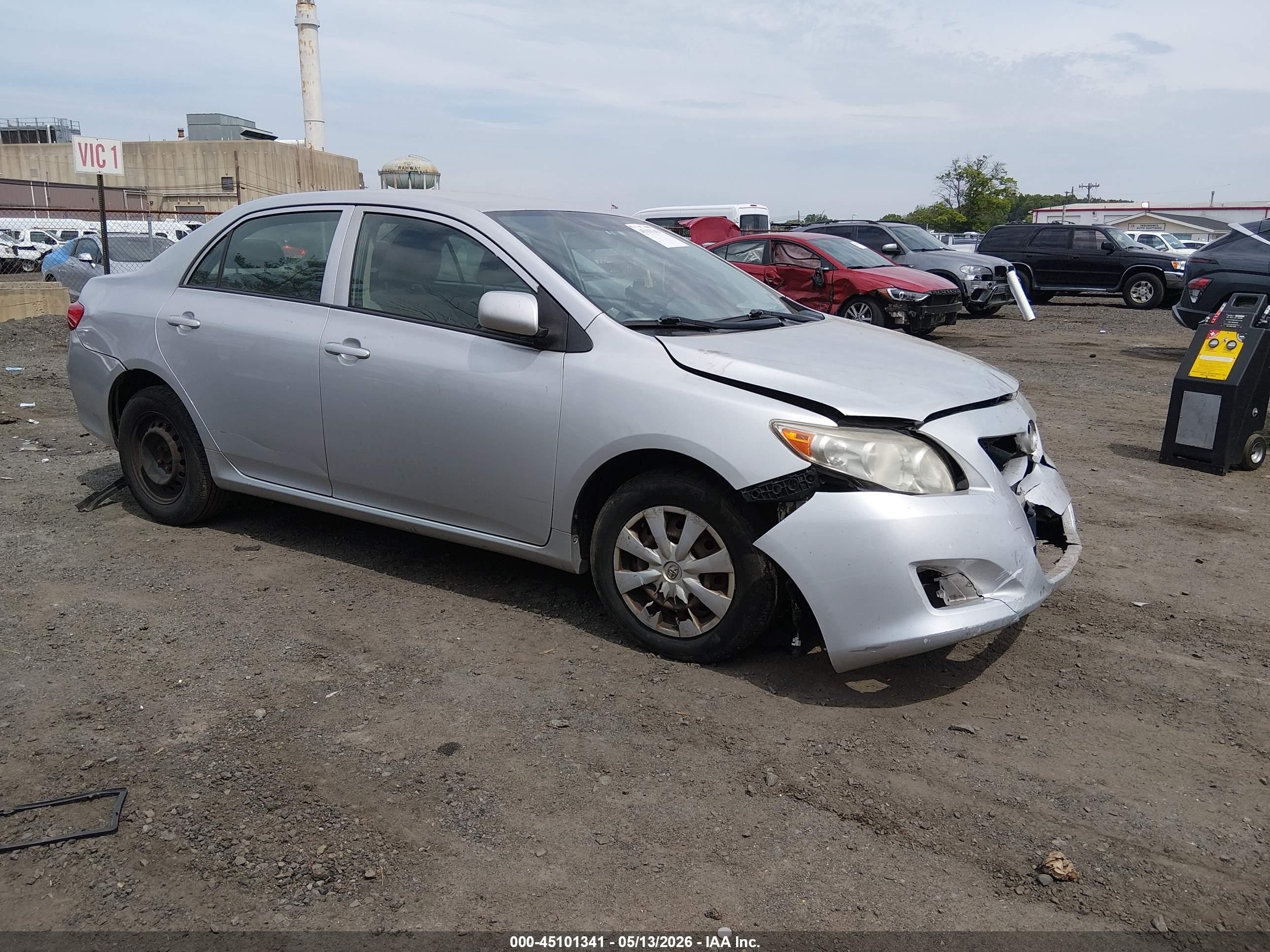 2009 Toyota Corolla Le Серебряный vin: 2T1BU40E49C019010