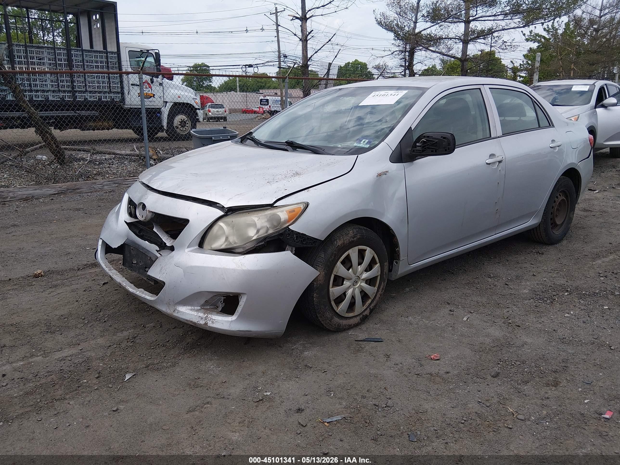 2009 Toyota Corolla Le Silver vin: 2T1BU40E49C019010