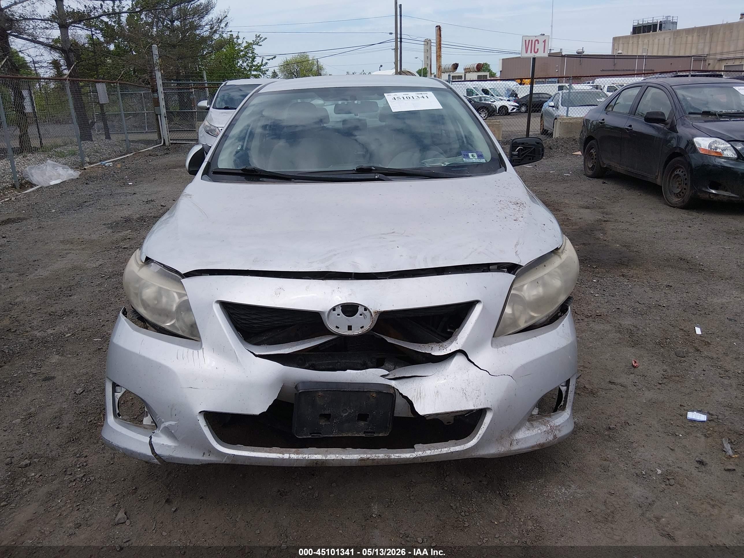 2009 Toyota Corolla Le Silver vin: 2T1BU40E49C019010