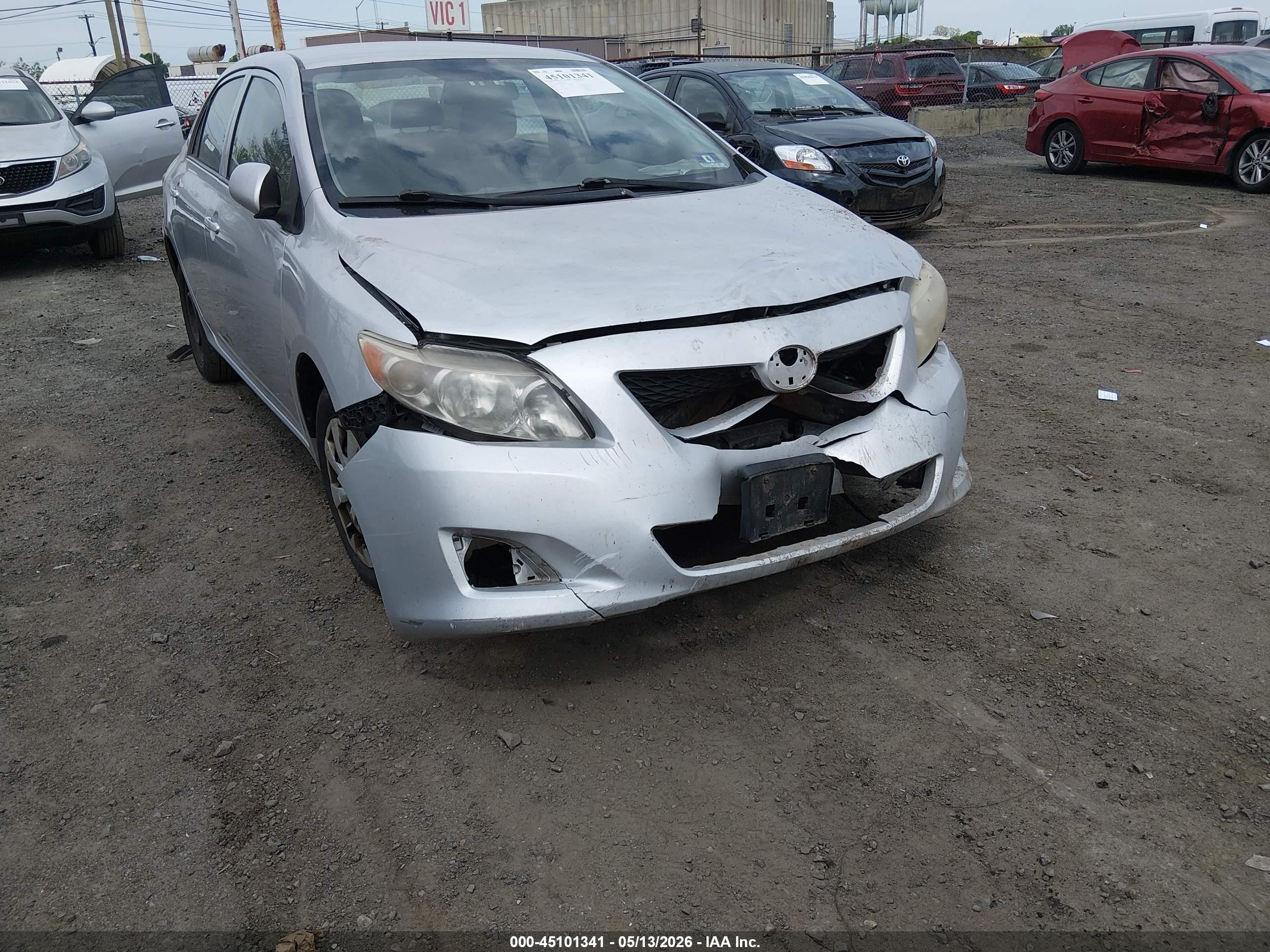 2009 Toyota Corolla Le Silver vin: 2T1BU40E49C019010