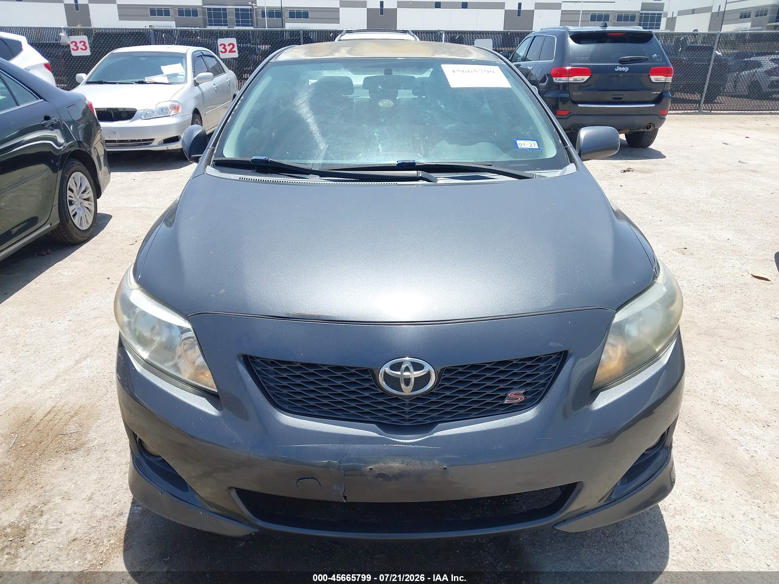 2009 Toyota Corolla S Gray vin: 2T1BU40E49C028550