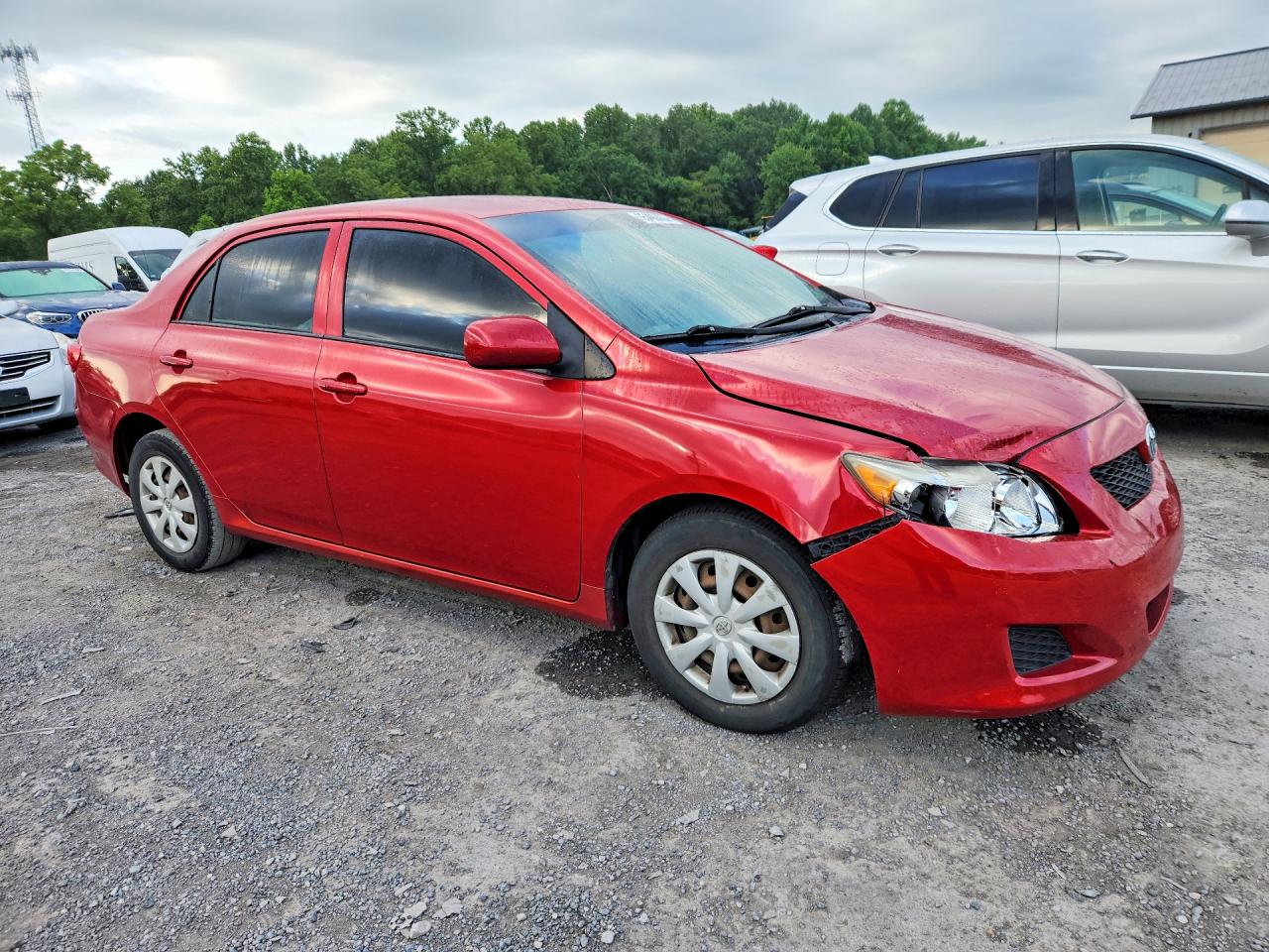 2009 Toyota Corolla Le Red vin: 2T1BU40E49C031755