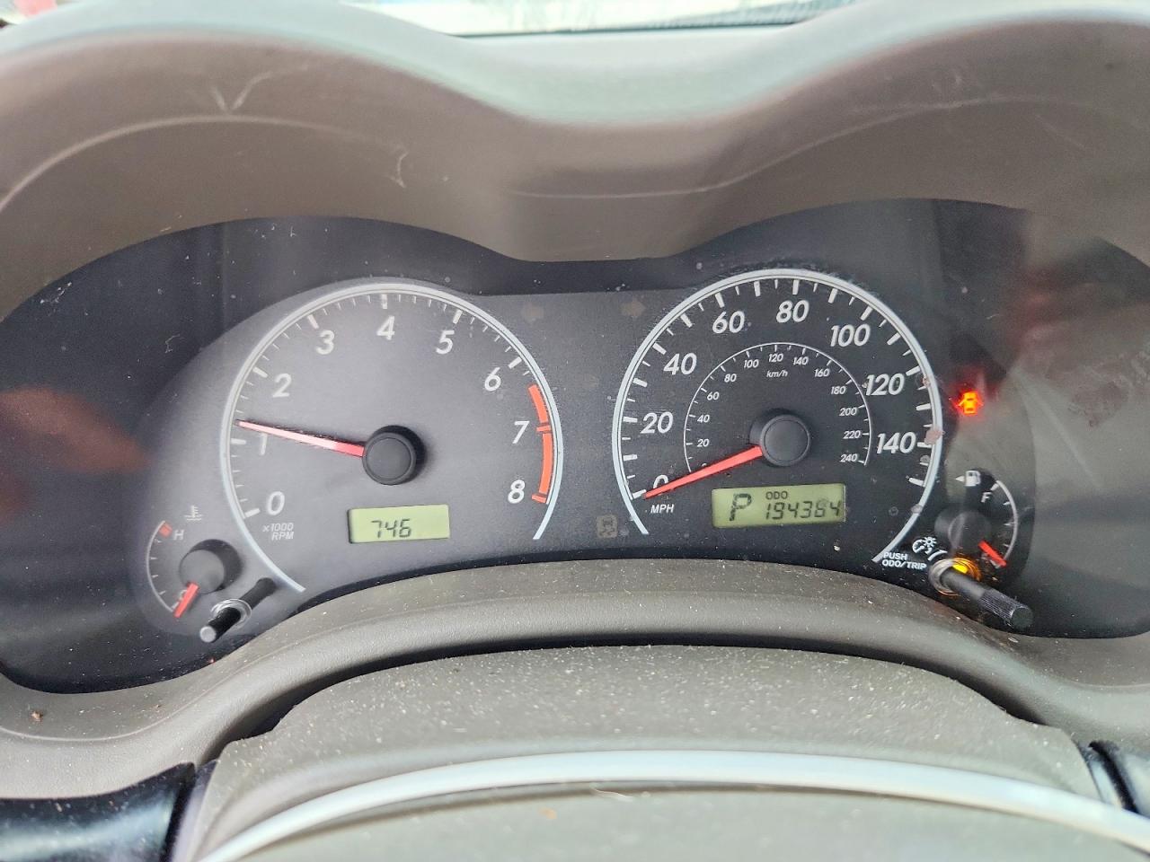 2009 Toyota Corolla Le Red vin: 2T1BU40E49C031755