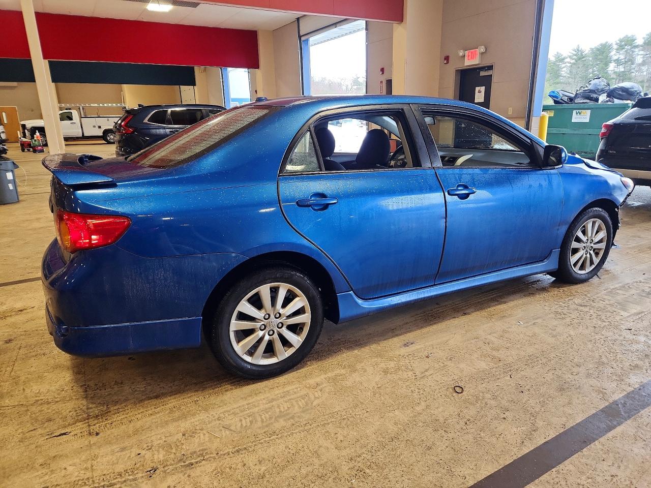 2009 Toyota Corolla S Blue vin: 2T1BU40E49C038768