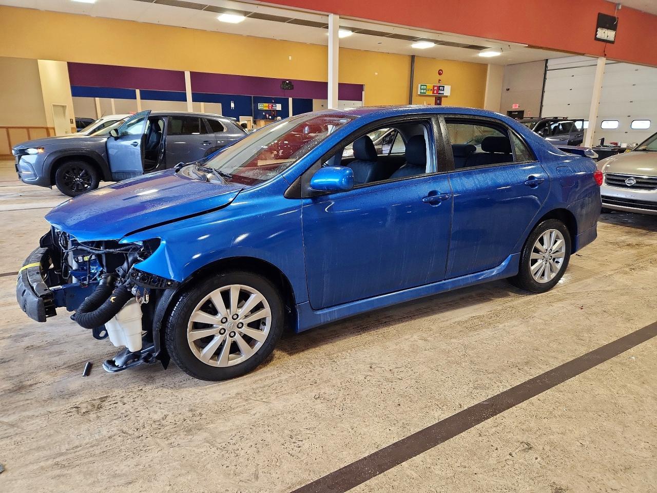 2009 Toyota Corolla S Blue vin: 2T1BU40E49C038768