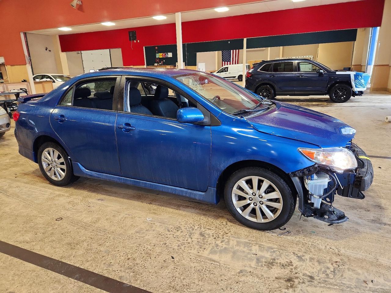 2009 Toyota Corolla S Blue vin: 2T1BU40E49C038768