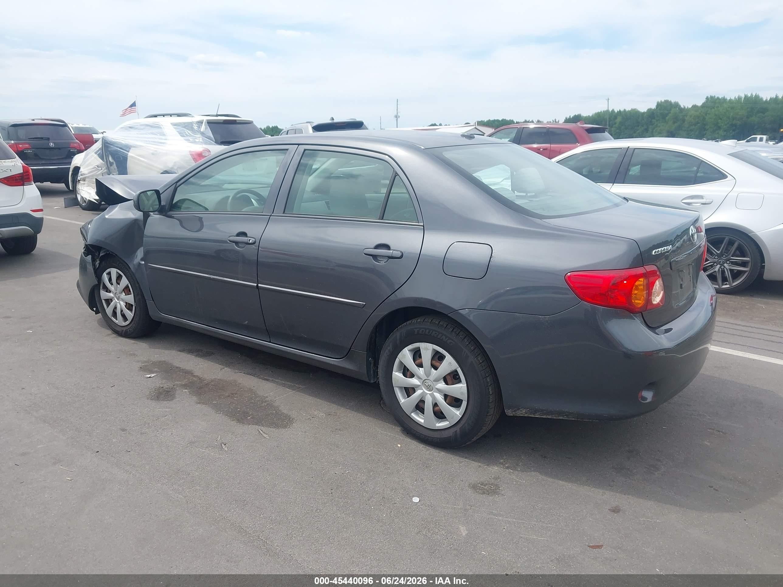 2009 Toyota Corolla Le Gray vin: 2T1BU40E49C042948
