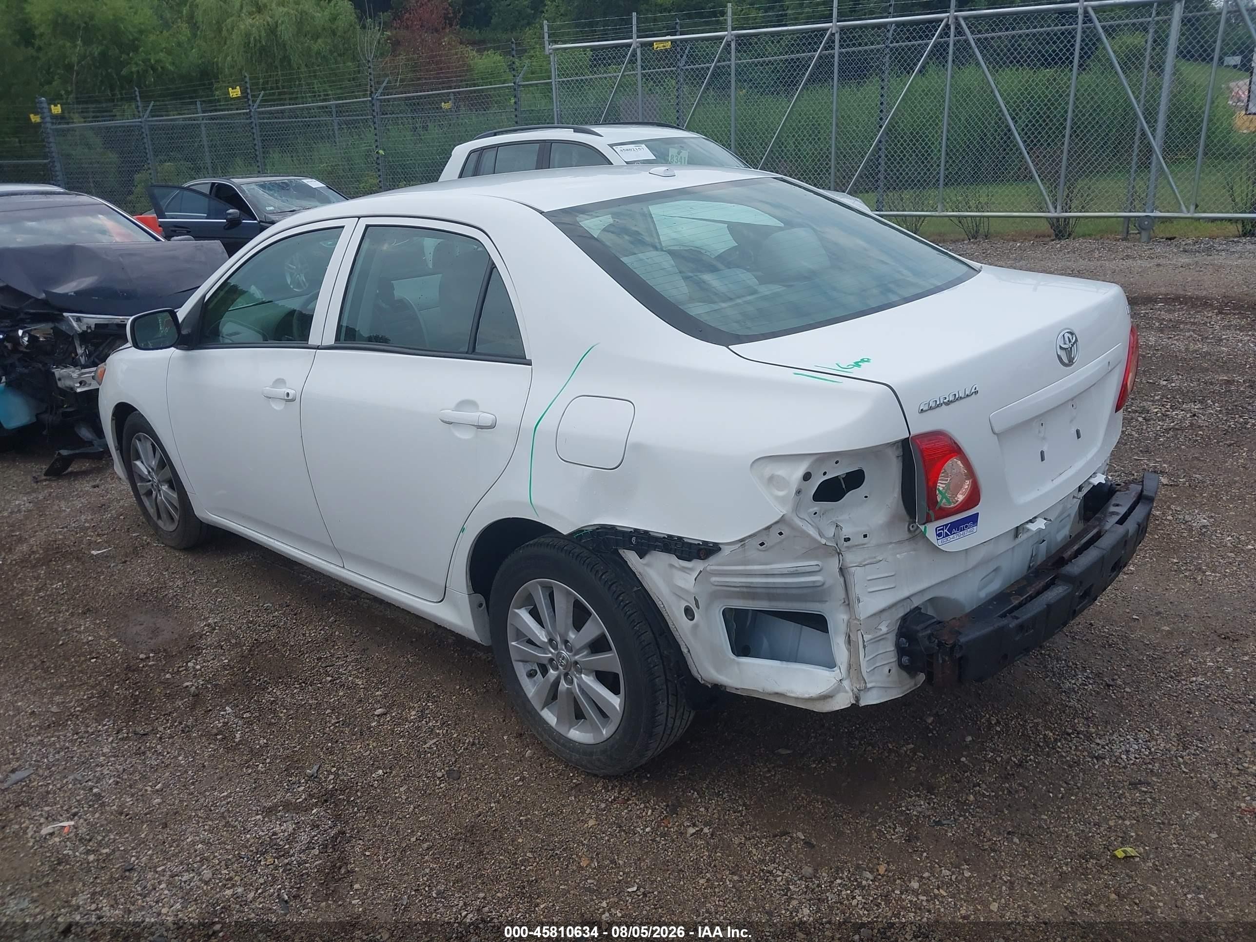 2009 Toyota Corolla Le Silver vin: 2T1BU40E49C079756