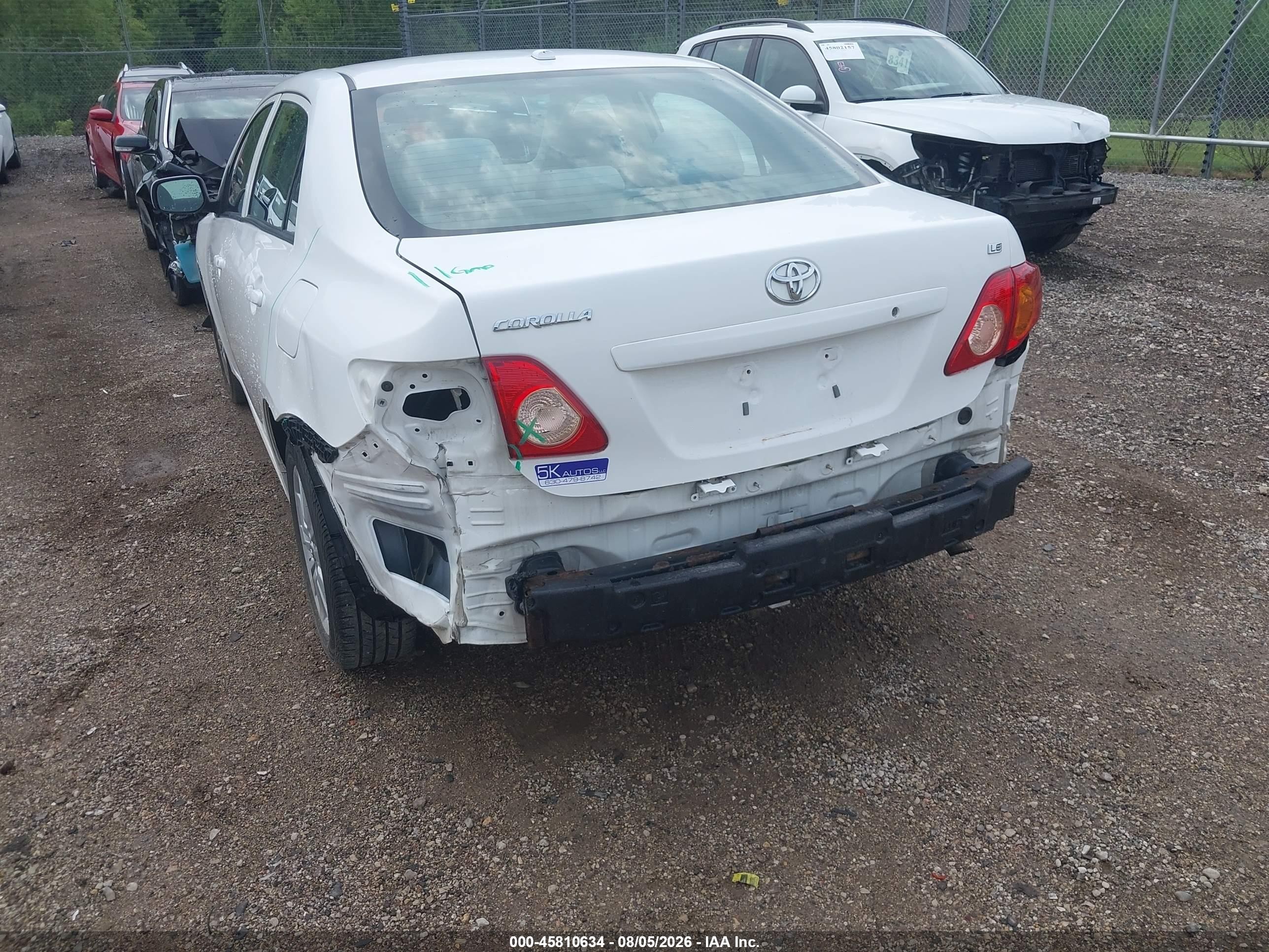 2009 Toyota Corolla Le Silver vin: 2T1BU40E49C079756