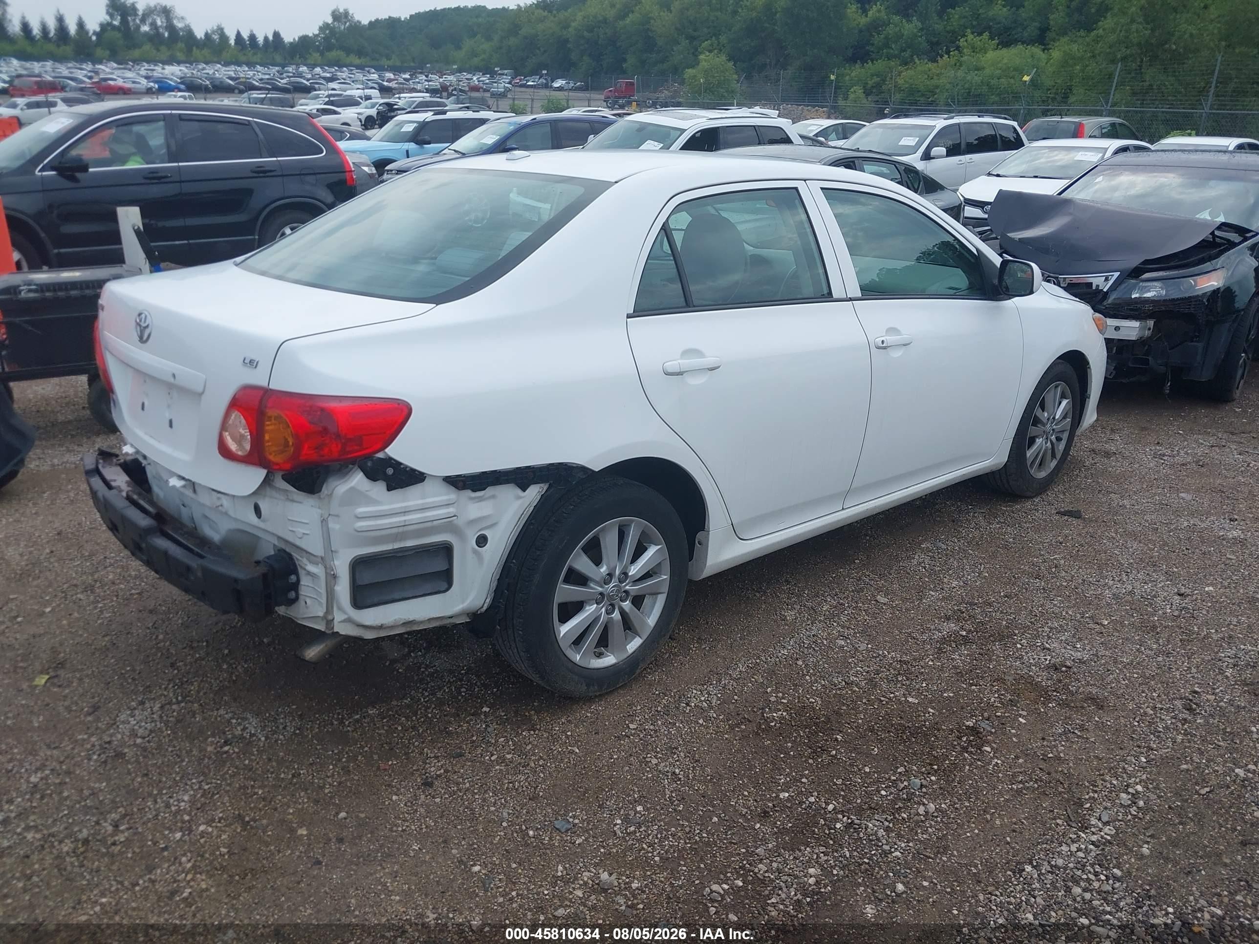 2009 Toyota Corolla Le Silver vin: 2T1BU40E49C079756