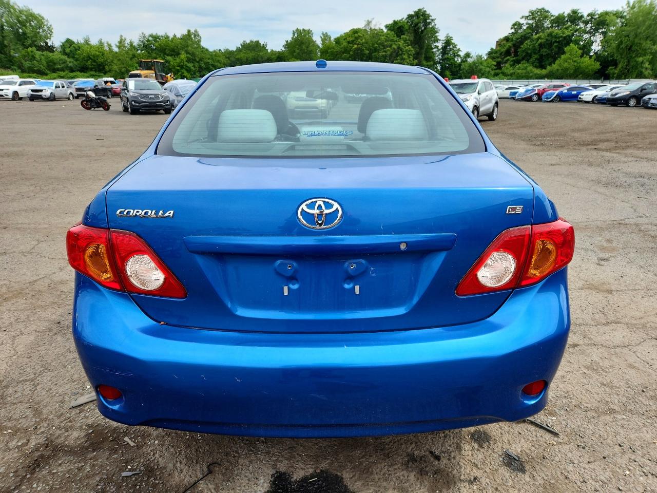 2009 Toyota Corolla Le Синий vin: 2T1BU40E49C108740