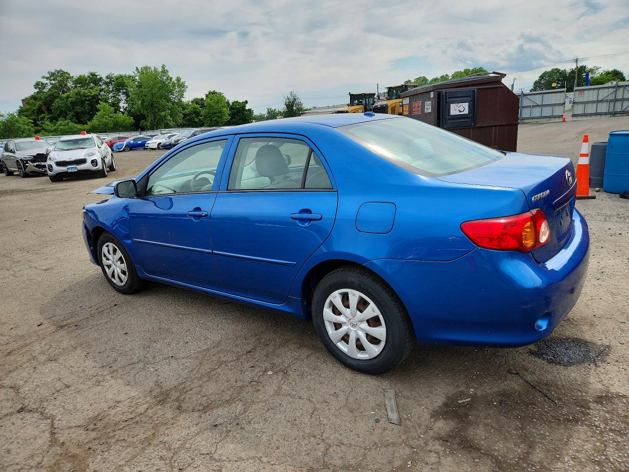 2009 Toyota Corolla Le Синий vin: 2T1BU40E49C108740