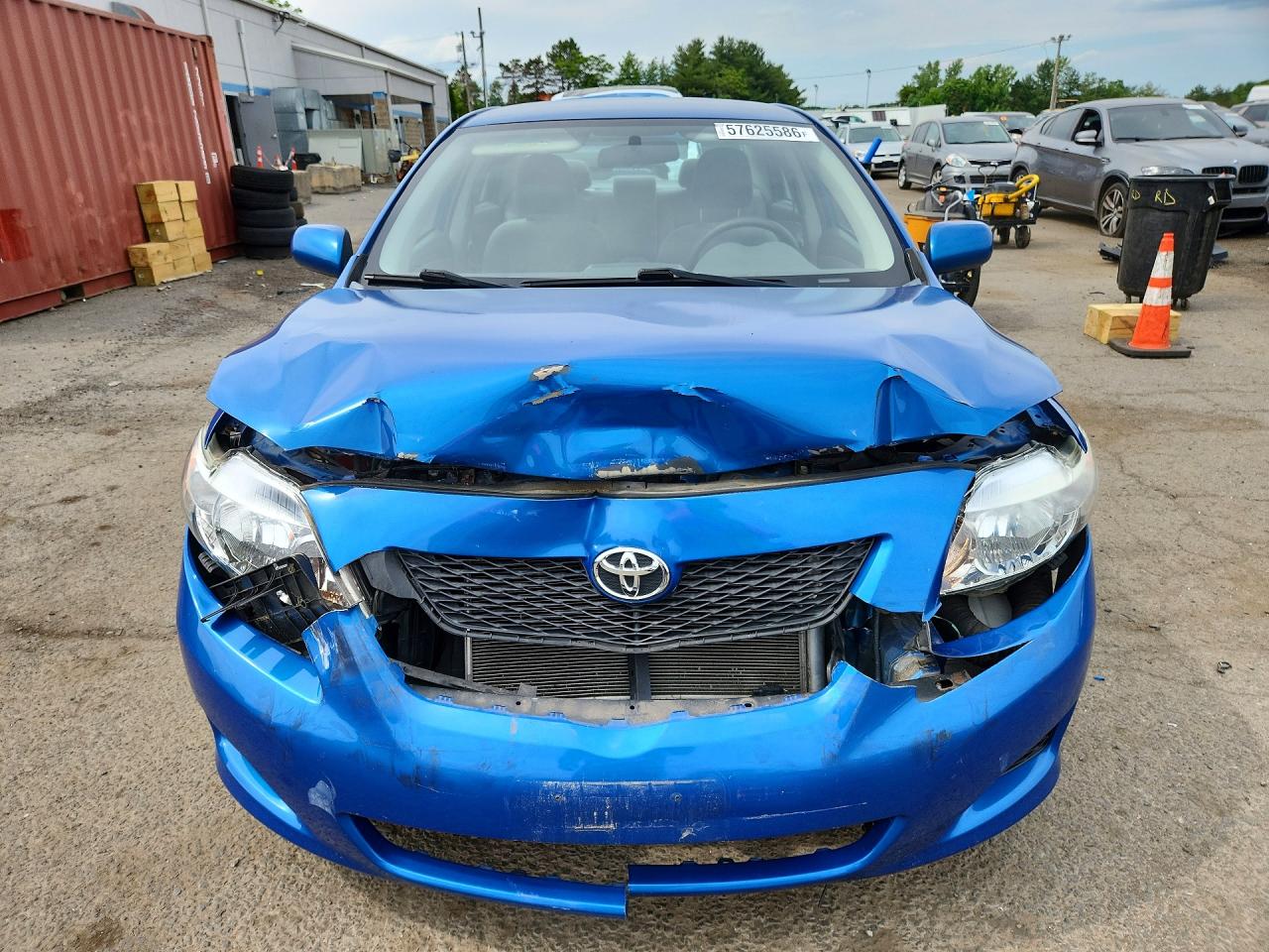 2009 Toyota Corolla Le Синий vin: 2T1BU40E49C108740