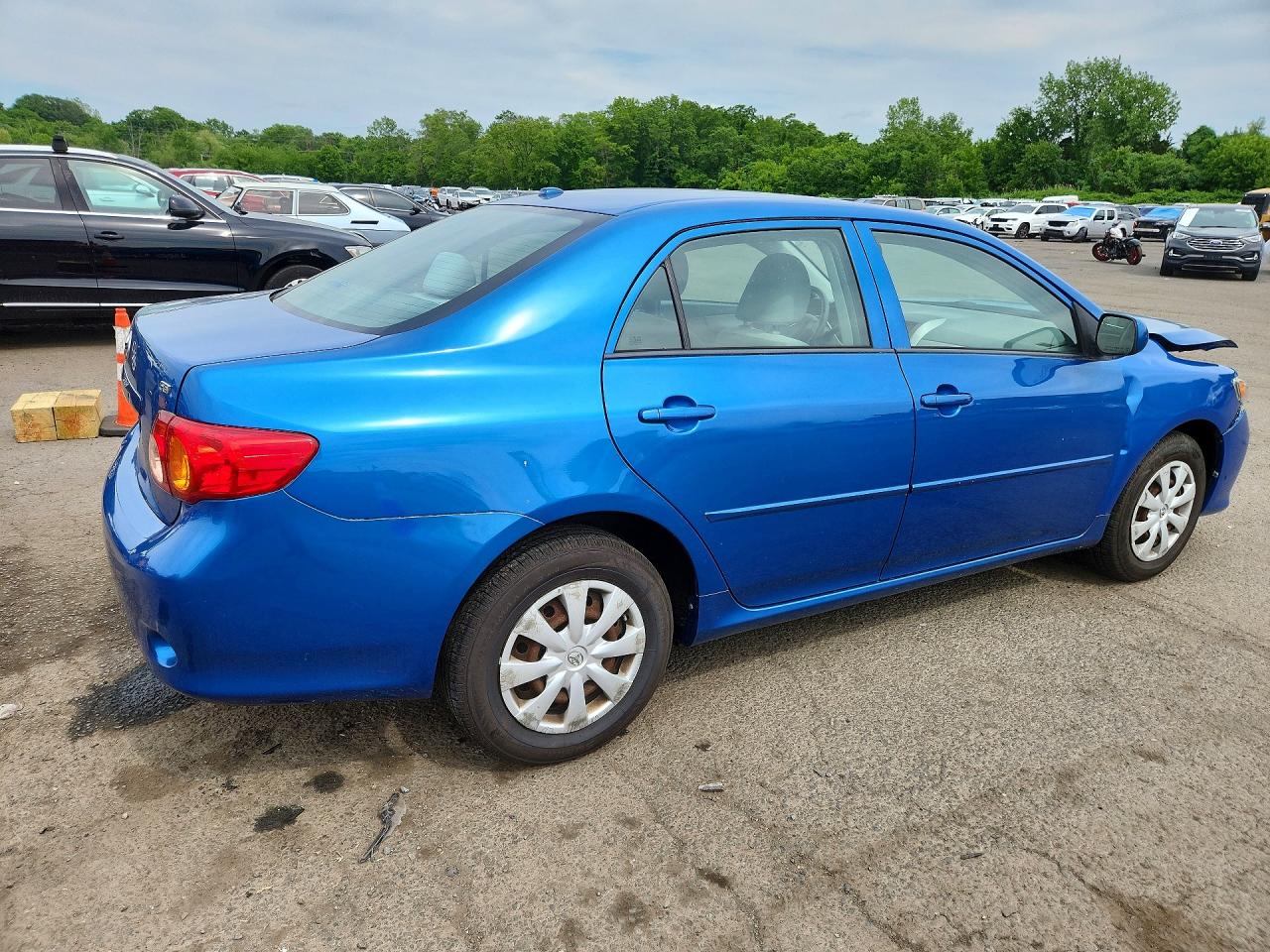 2009 Toyota Corolla Le Синий vin: 2T1BU40E49C108740