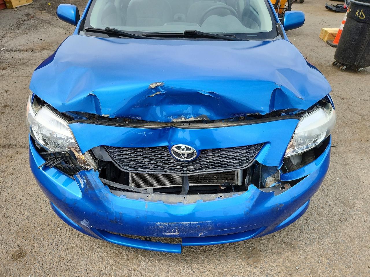 2009 Toyota Corolla Le Синий vin: 2T1BU40E49C108740