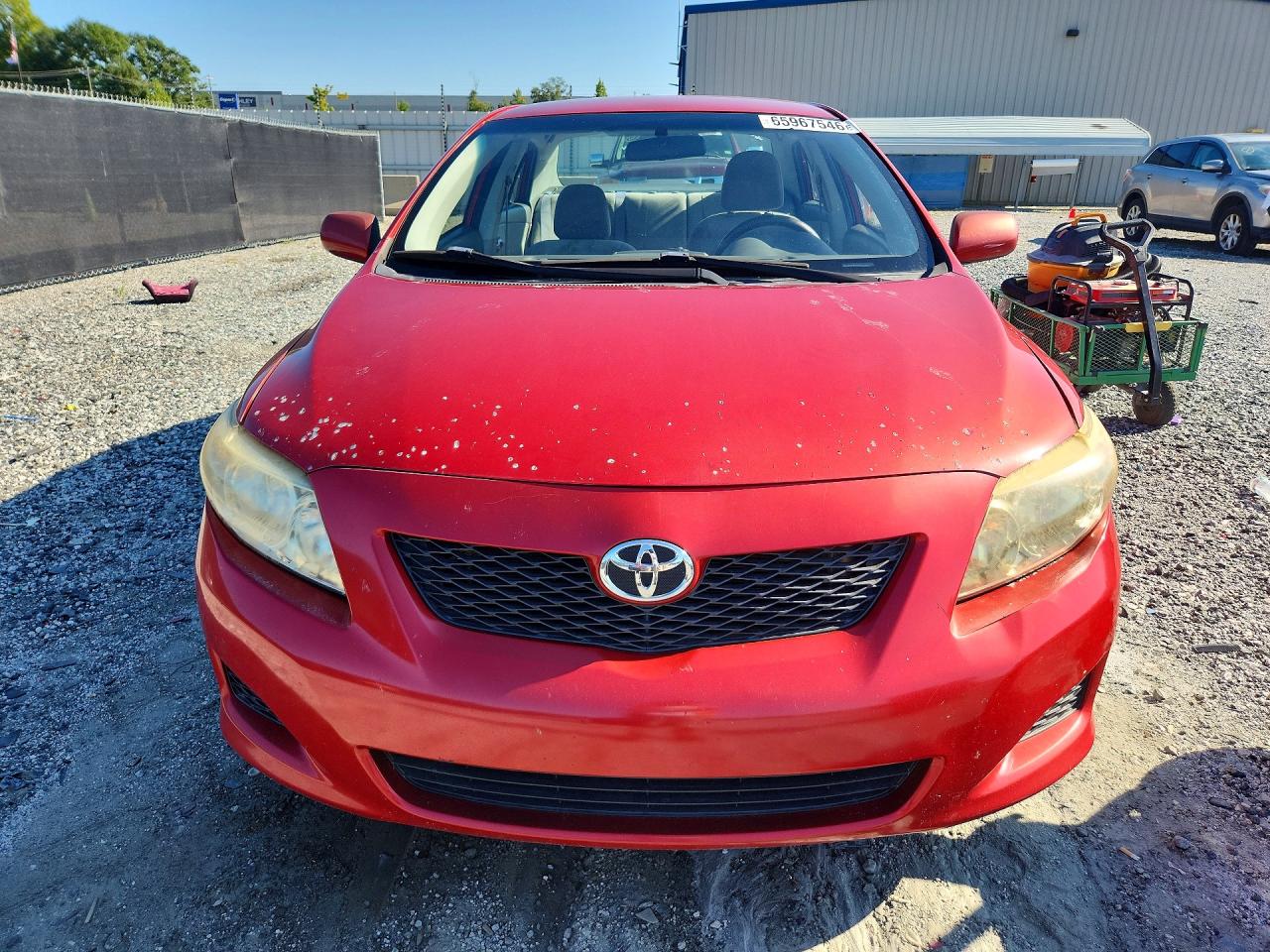 2009 Toyota Corolla Le Red vin: 2T1BU40E49C113355