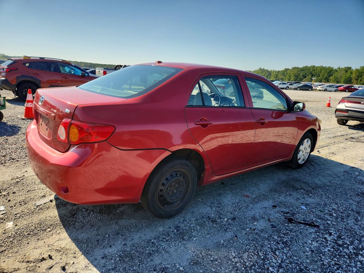 2009 Toyota Corolla Le Red vin: 2T1BU40E49C113355