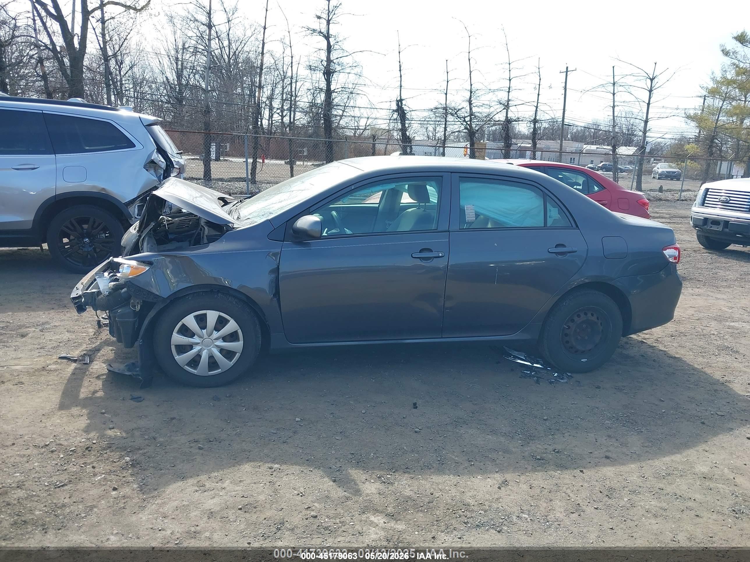 2009 Toyota Corolla Le Gray vin: 2T1BU40E49C135288