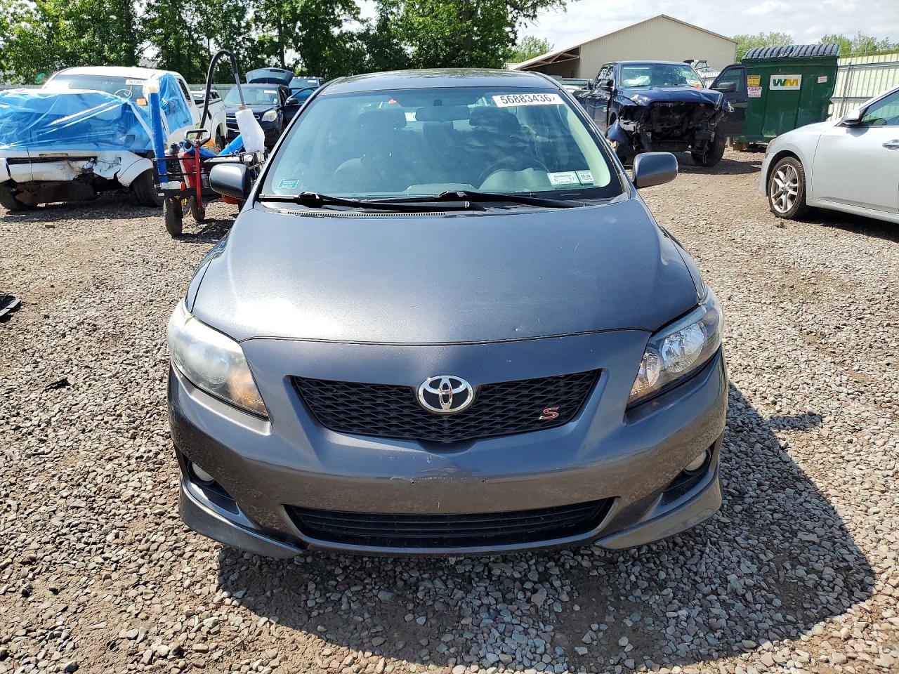 2009 Toyota Corolla S Gray vin: 2T1BU40E49C154889