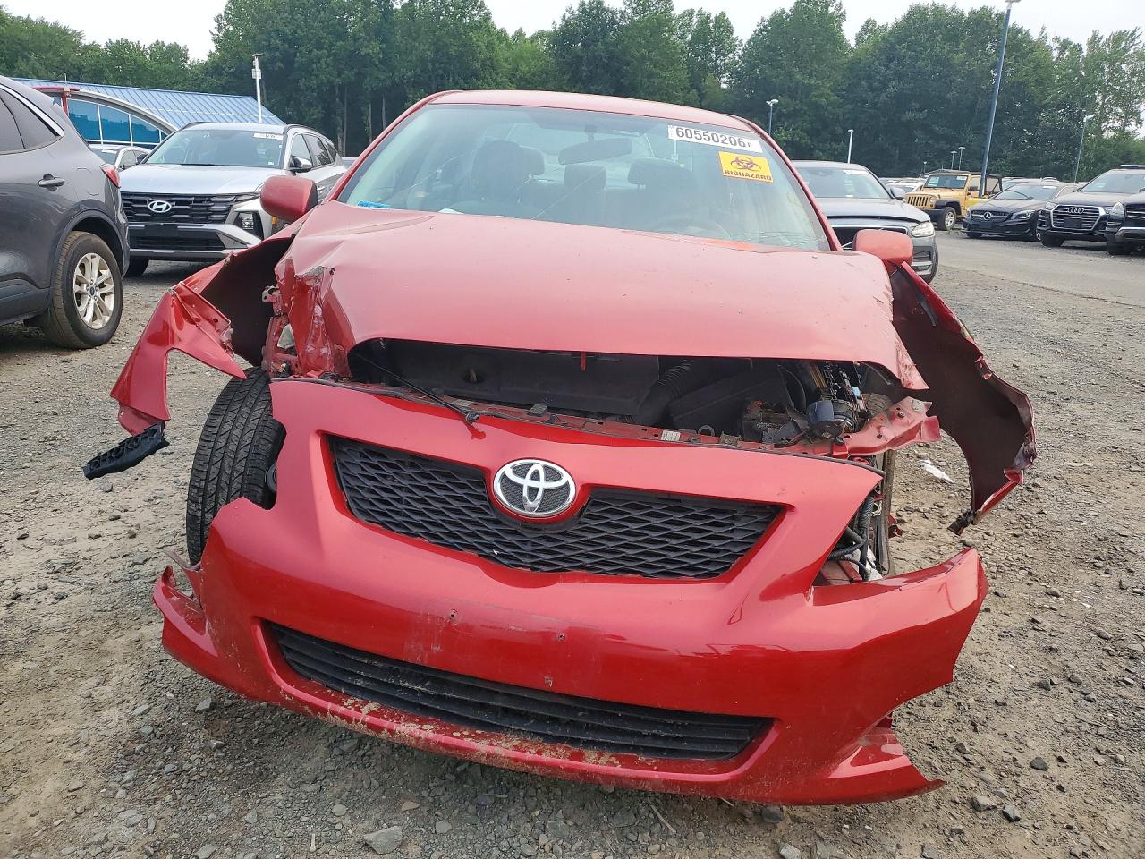 2009 Toyota Corolla Le Red vin: 2T1BU40E49C162667