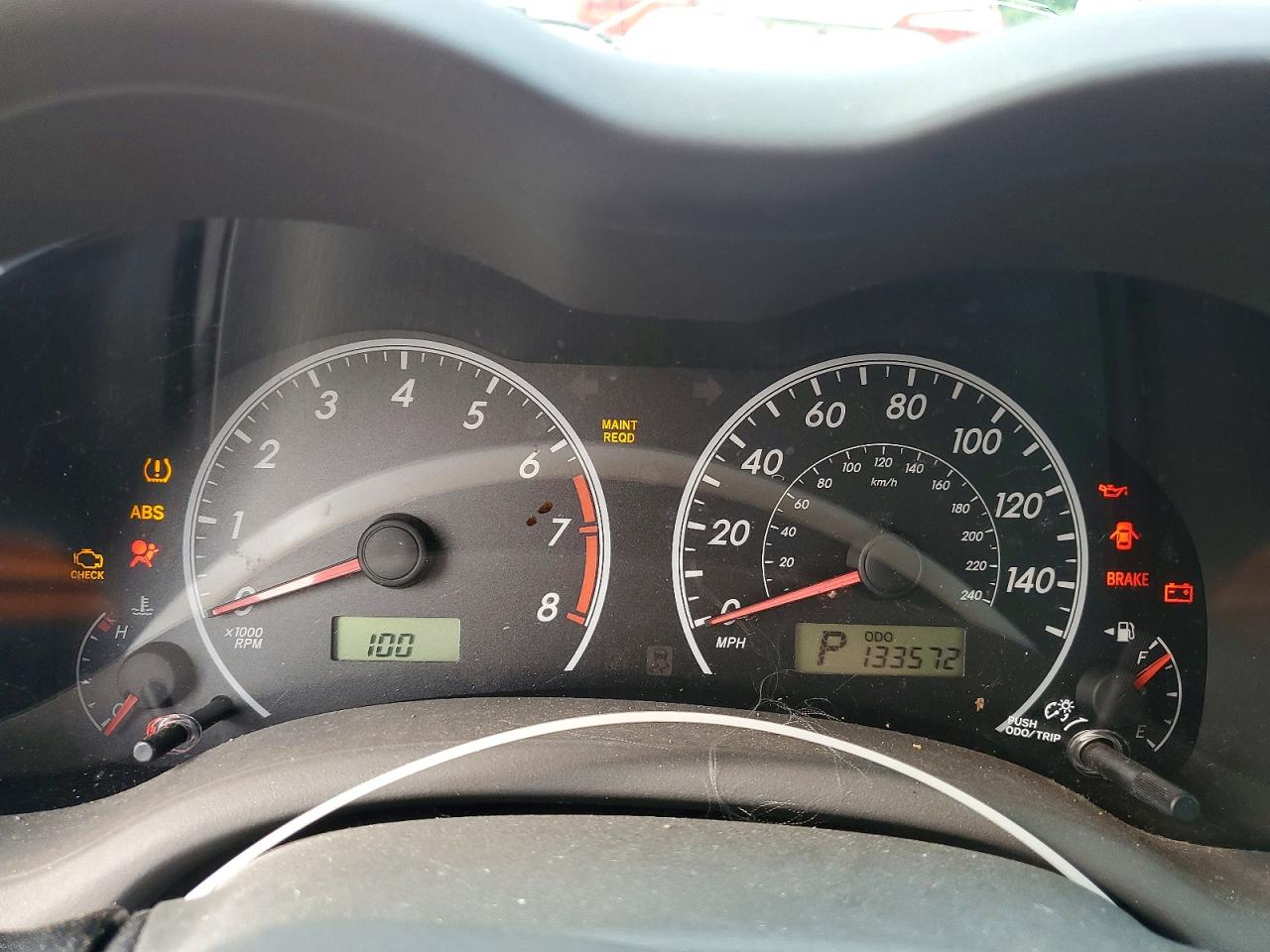 2009 Toyota Corolla Le Red vin: 2T1BU40E49C162667