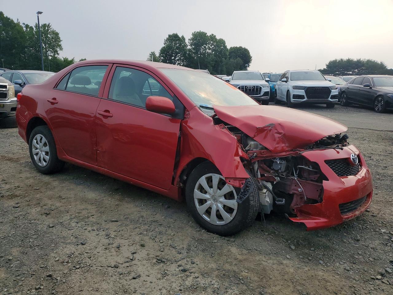 2009 Toyota Corolla Le Red vin: 2T1BU40E49C162667