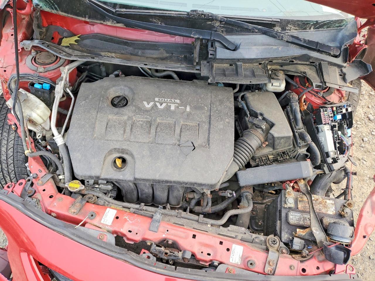 2009 Toyota Corolla Le Red vin: 2T1BU40E49C162667