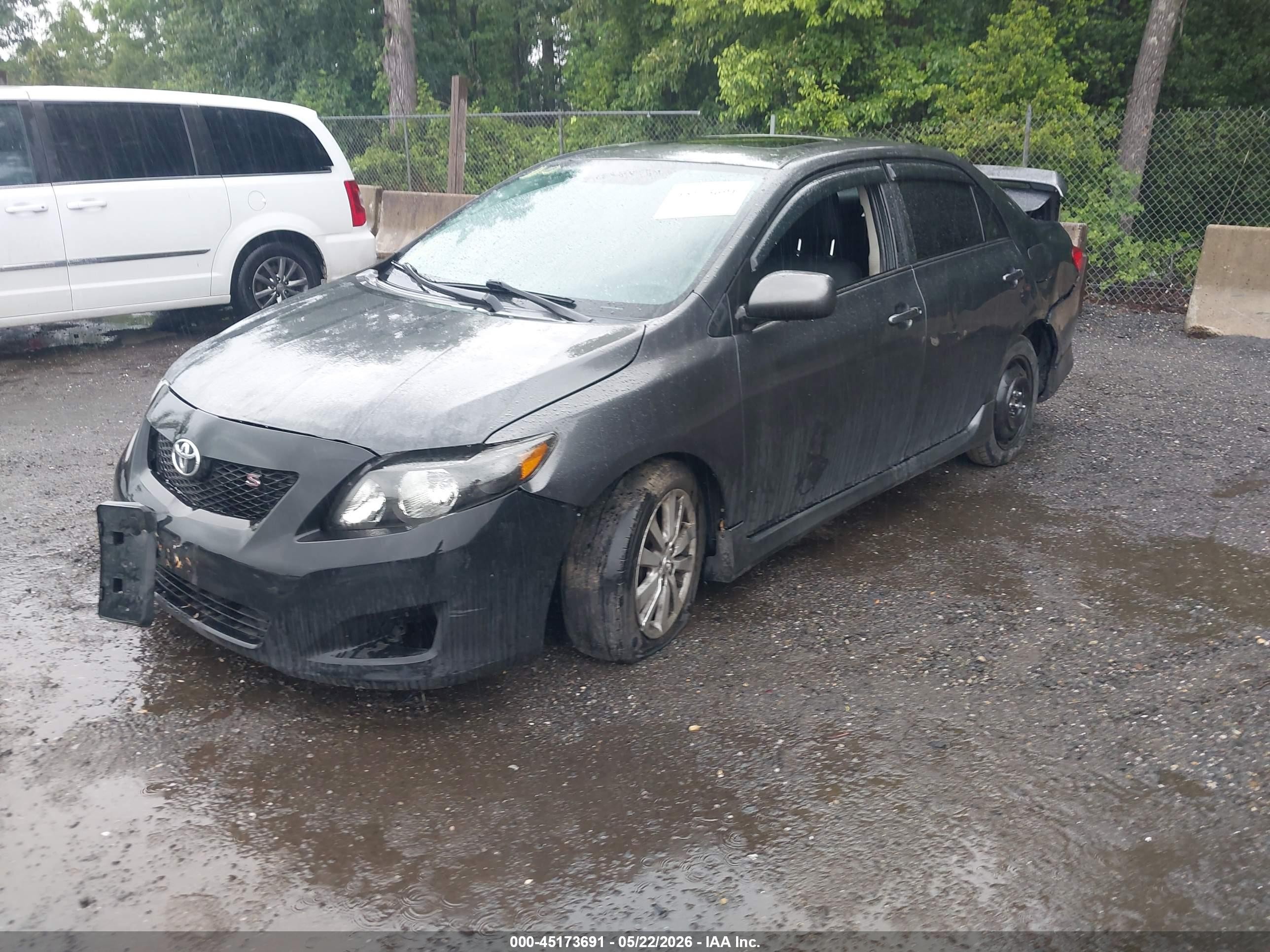 2009 Toyota Corolla S Gray vin: 2T1BU40E49C169750