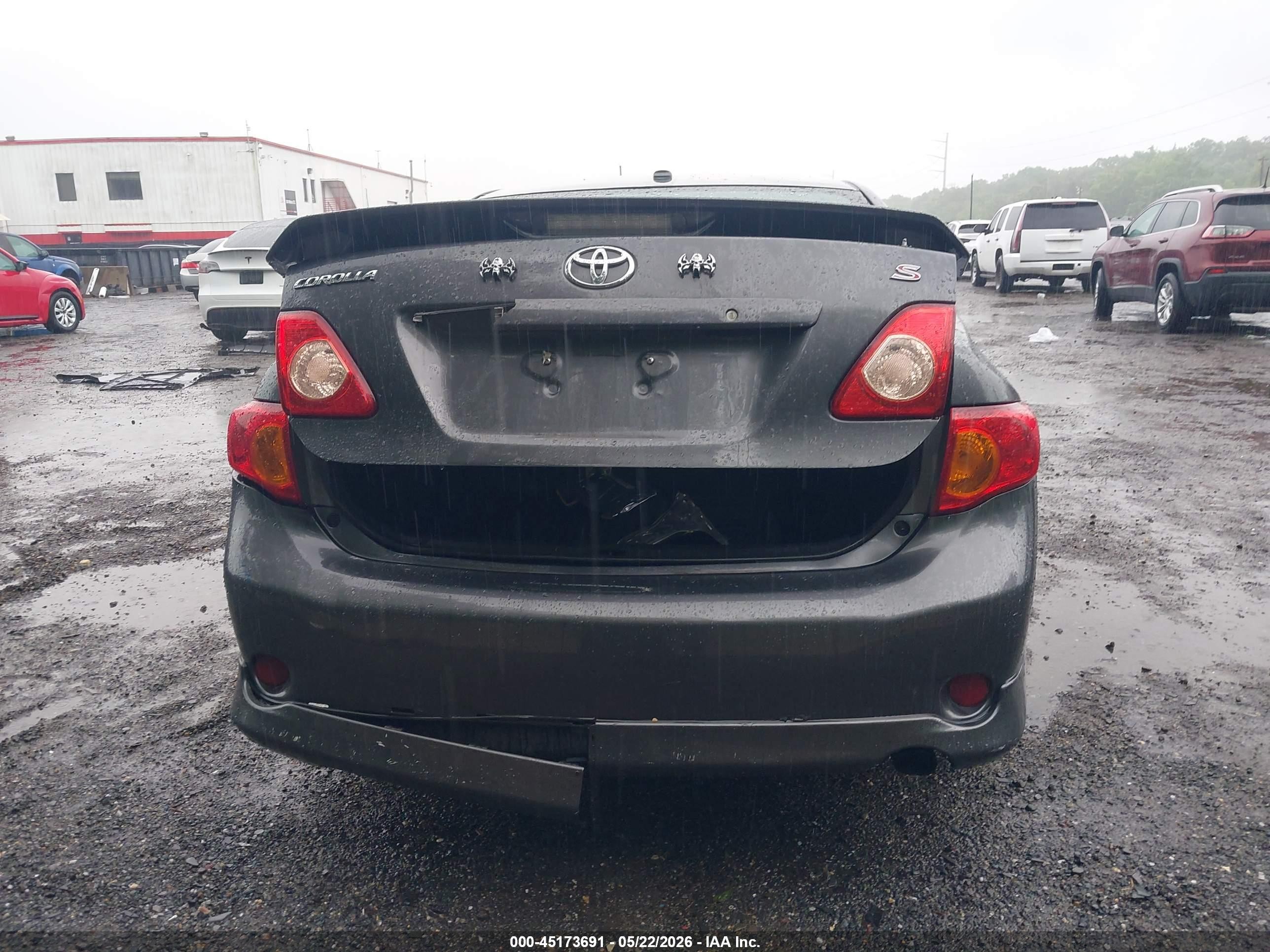 2009 Toyota Corolla S Gray vin: 2T1BU40E49C169750