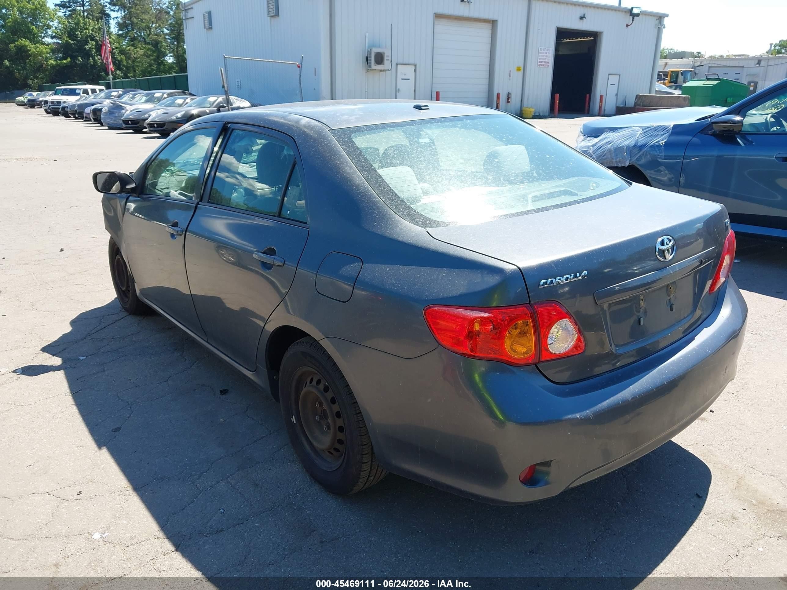 2009 Toyota Corolla Le Серый vin: 2T1BU40E49C188671