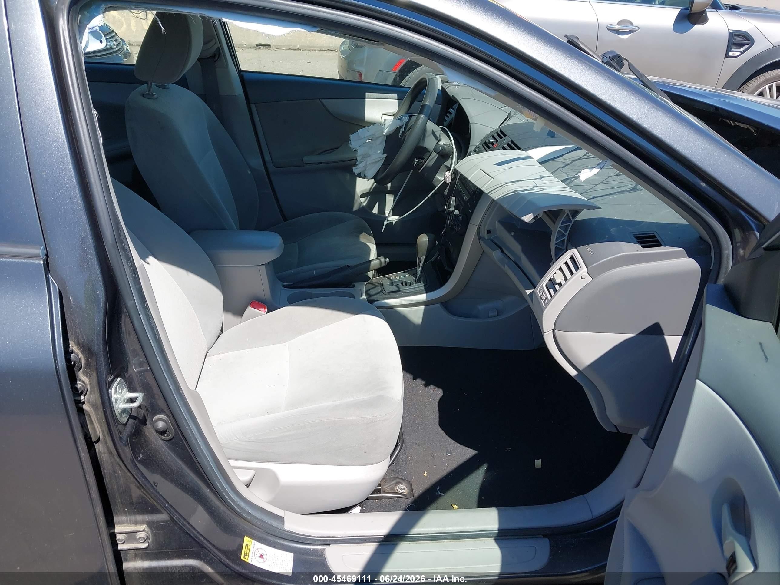 2009 Toyota Corolla Le Серый vin: 2T1BU40E49C188671