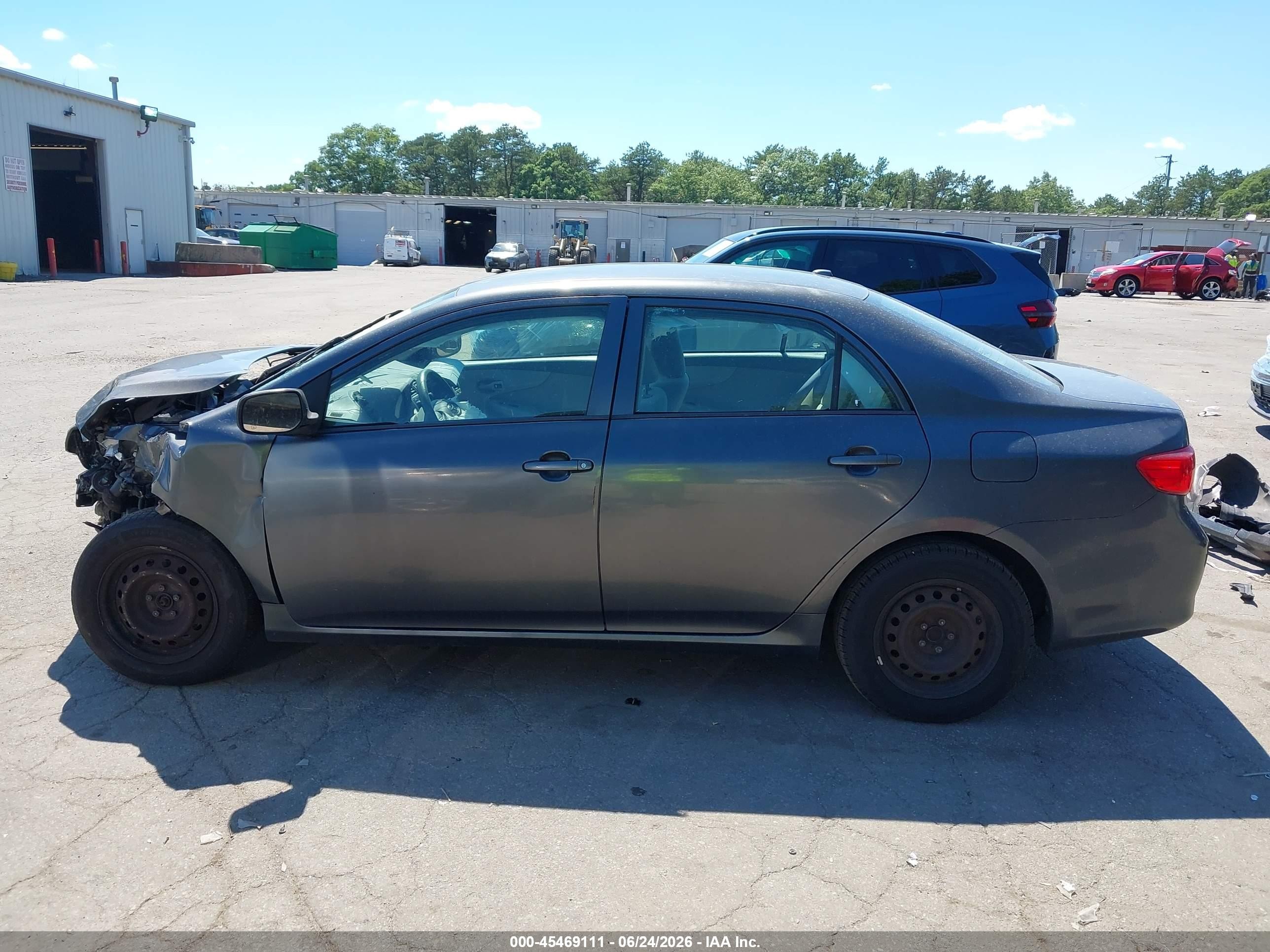2009 Toyota Corolla Le Серый vin: 2T1BU40E49C188671