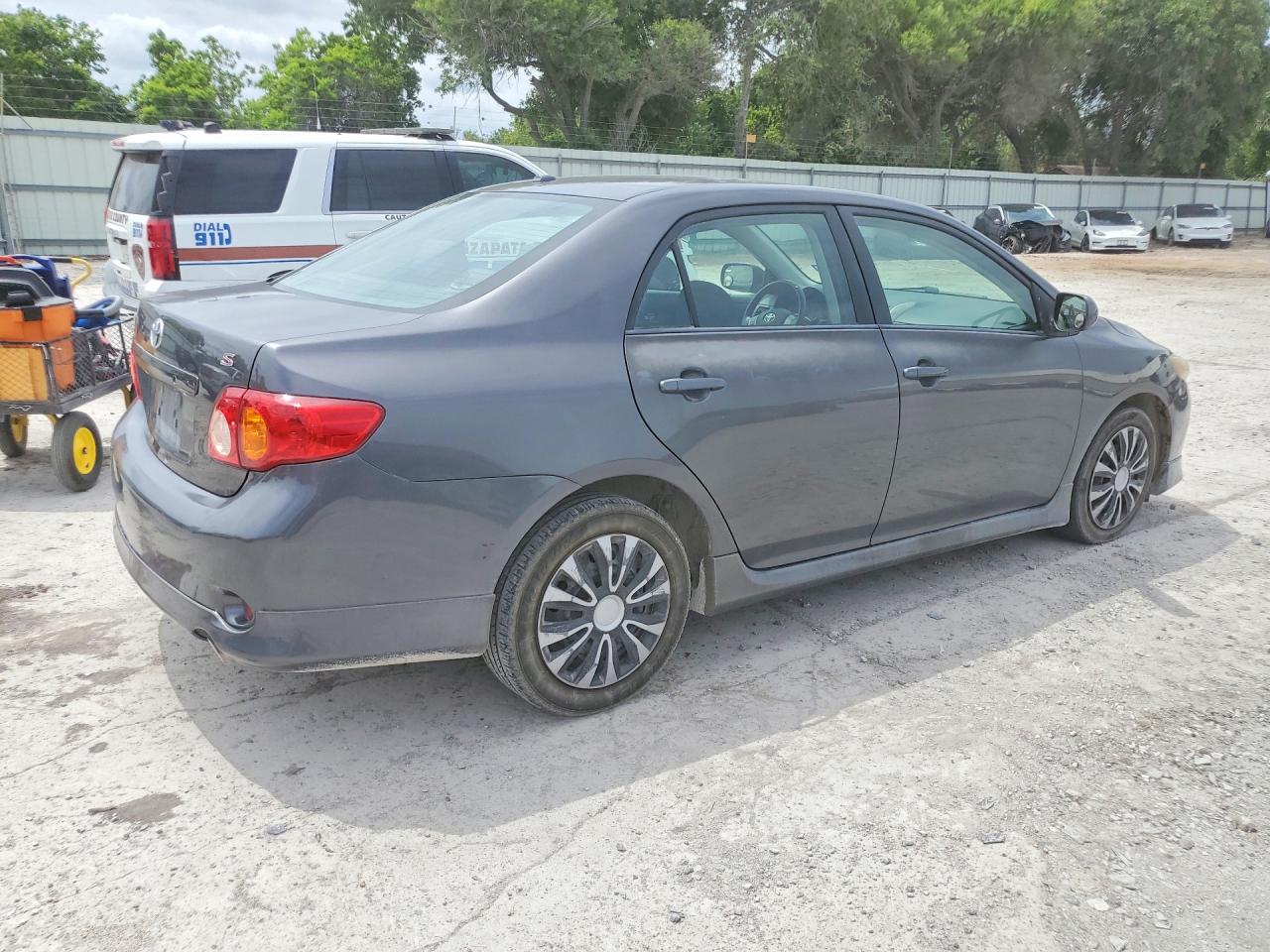 2009 Toyota Corolla S Gray vin: 2T1BU40E59C005309
