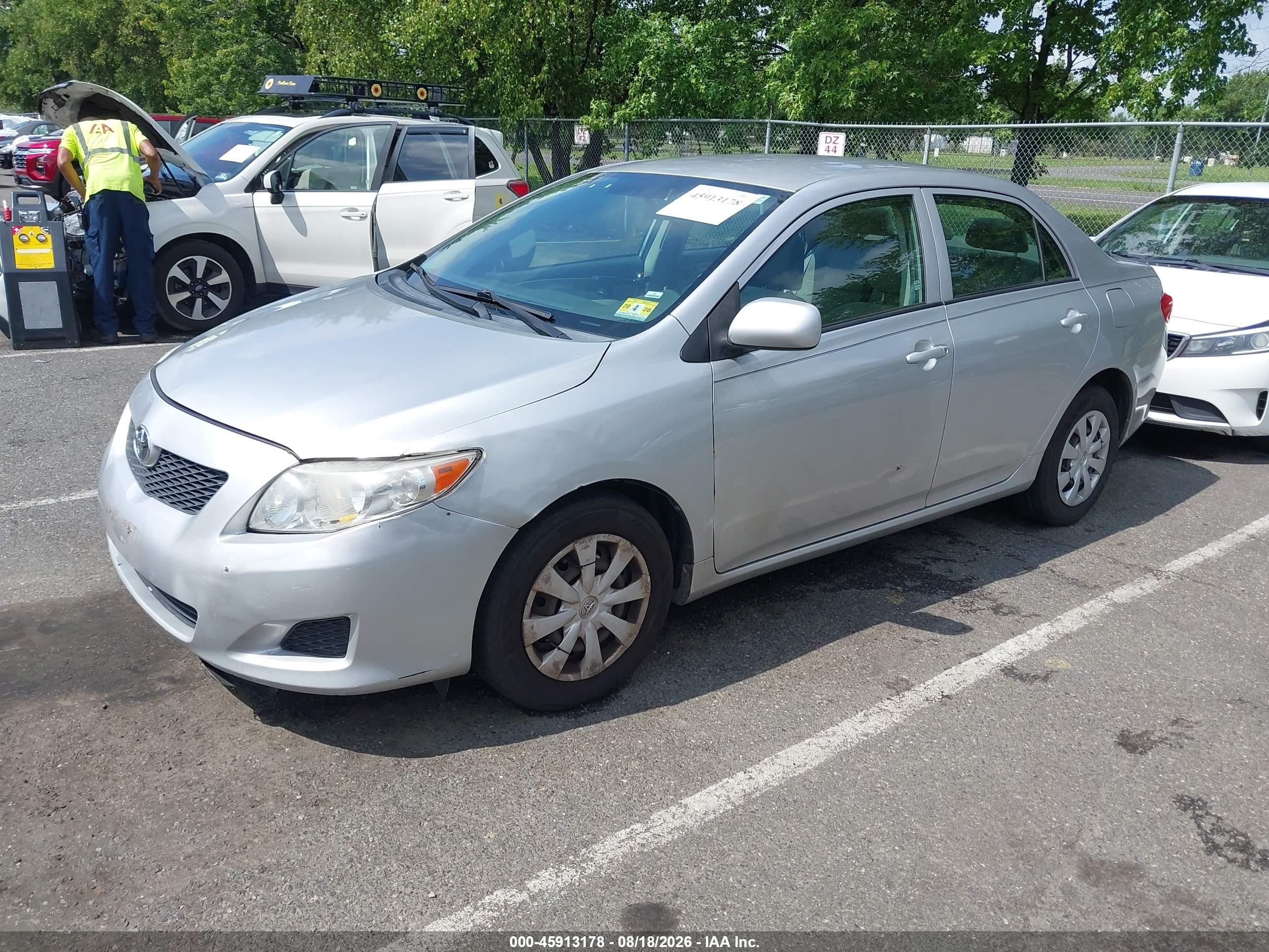 2009 Toyota Corolla Le Silver vin: 2T1BU40E59C028914