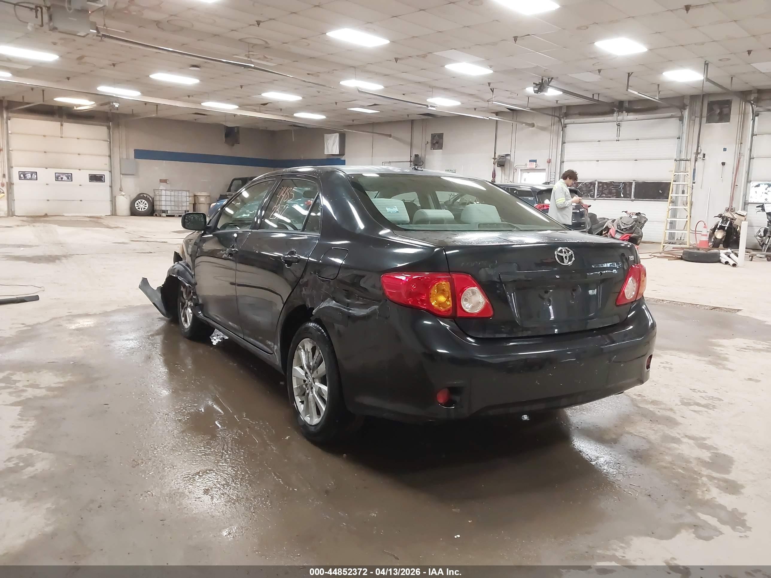 2009 Toyota Corolla Le Black vin: 2T1BU40E59C029996