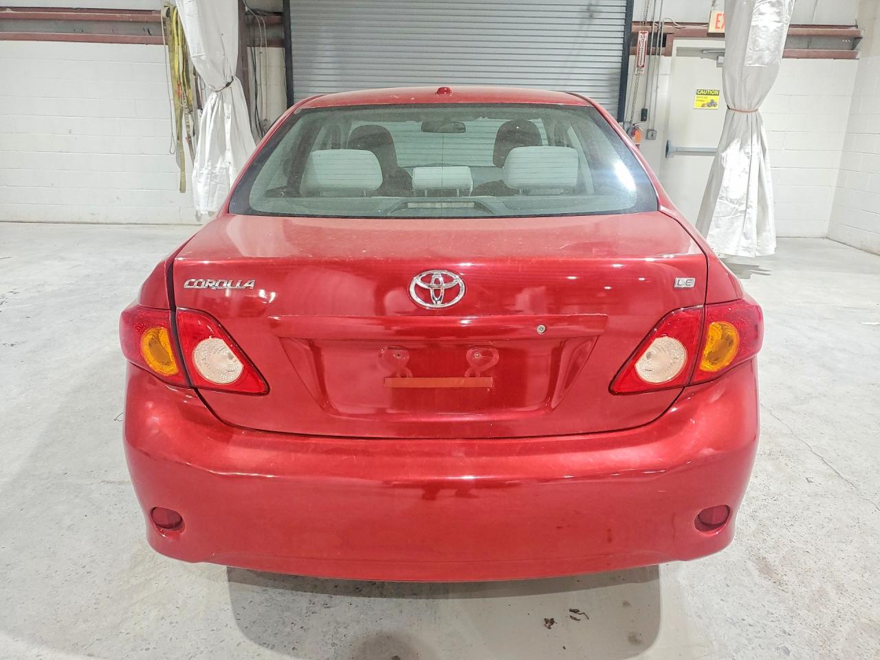 2009 Toyota Corolla Le Red vin: 2T1BU40E59C034406