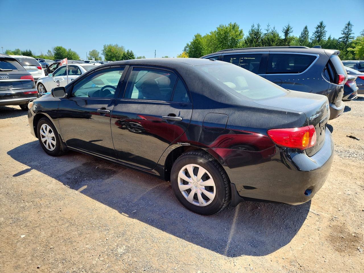 2009 Toyota Corolla Base Black vin: 2T1BU40E59C035989