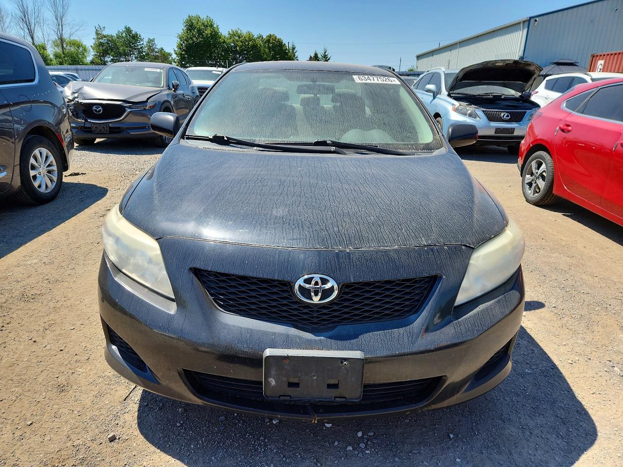 2009 Toyota Corolla Base Black vin: 2T1BU40E59C035989