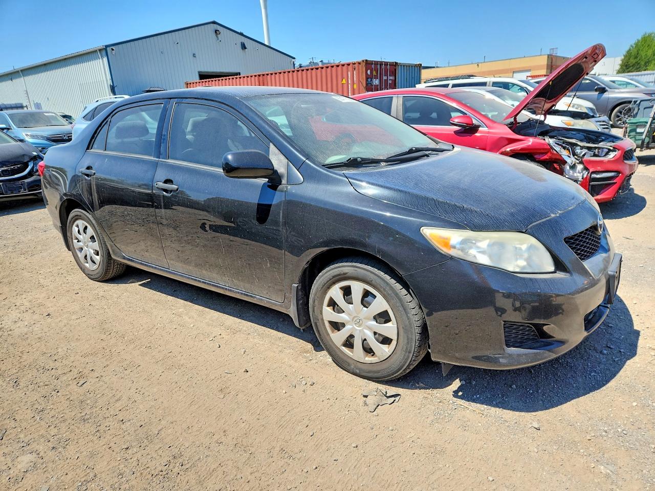 2009 Toyota Corolla Base Black vin: 2T1BU40E59C035989
