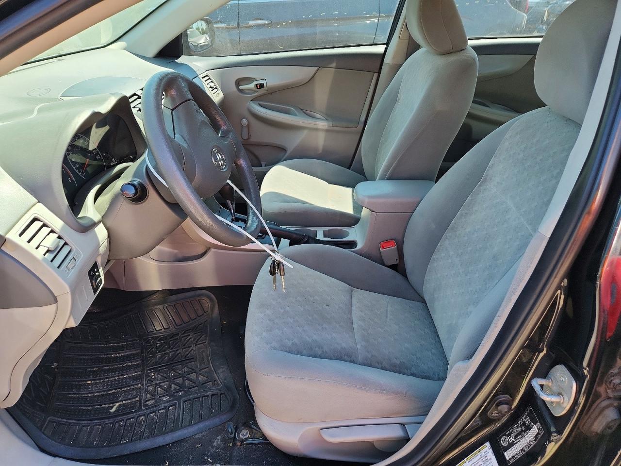 2009 Toyota Corolla Base Black vin: 2T1BU40E59C035989