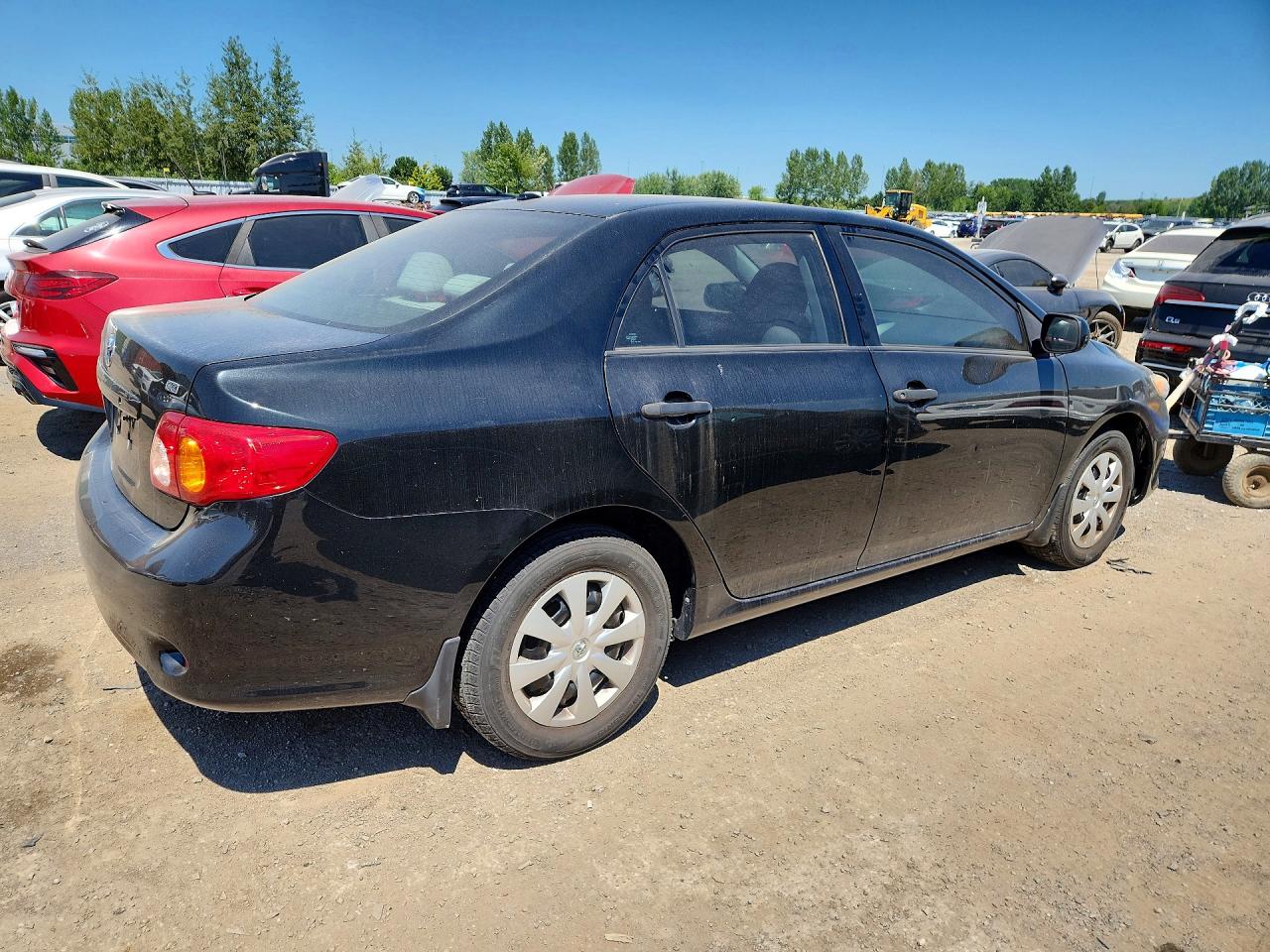 2009 Toyota Corolla Base Black vin: 2T1BU40E59C035989