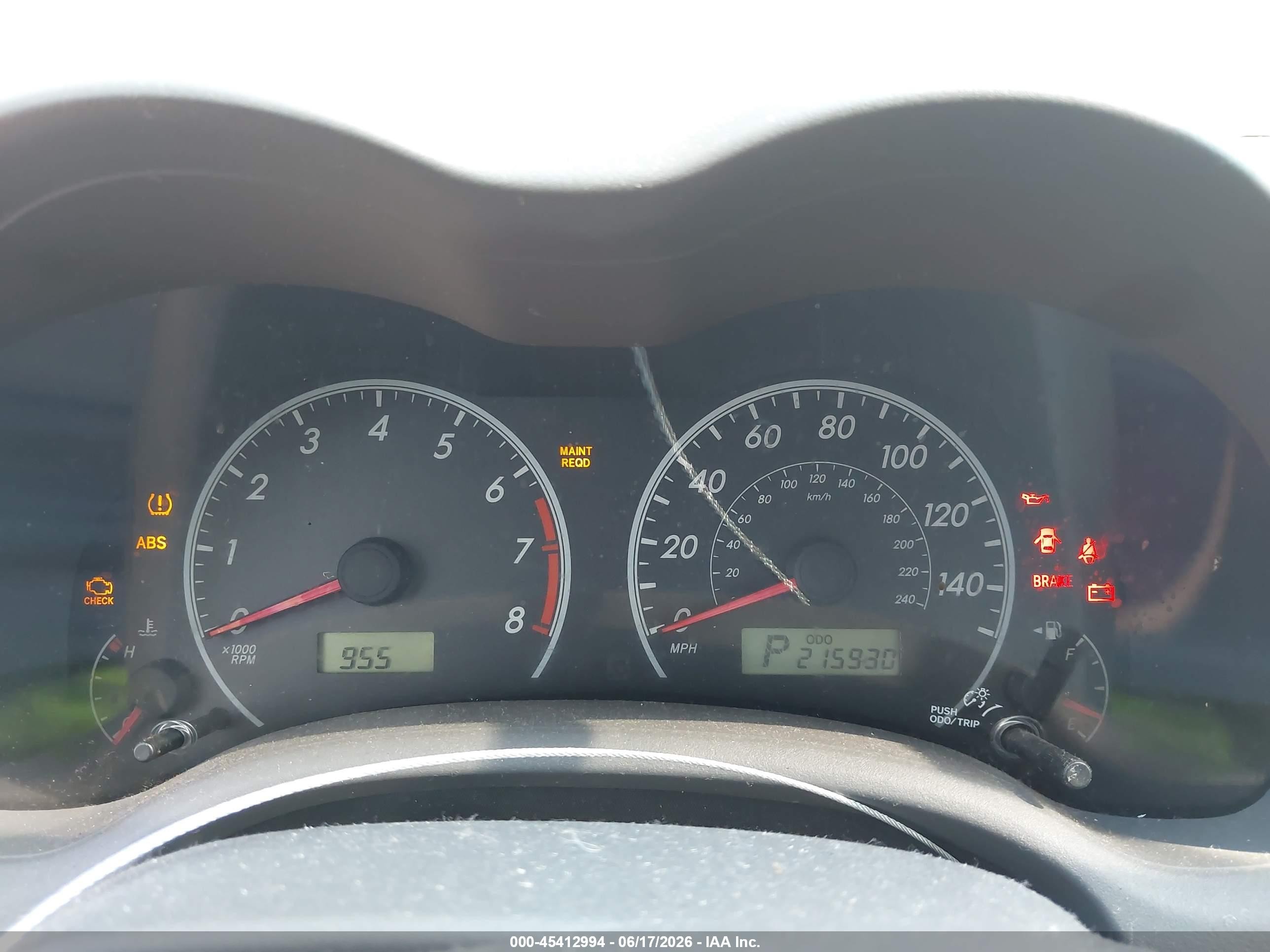 2009 Toyota Corolla Le Gray vin: 2T1BU40E59C044899
