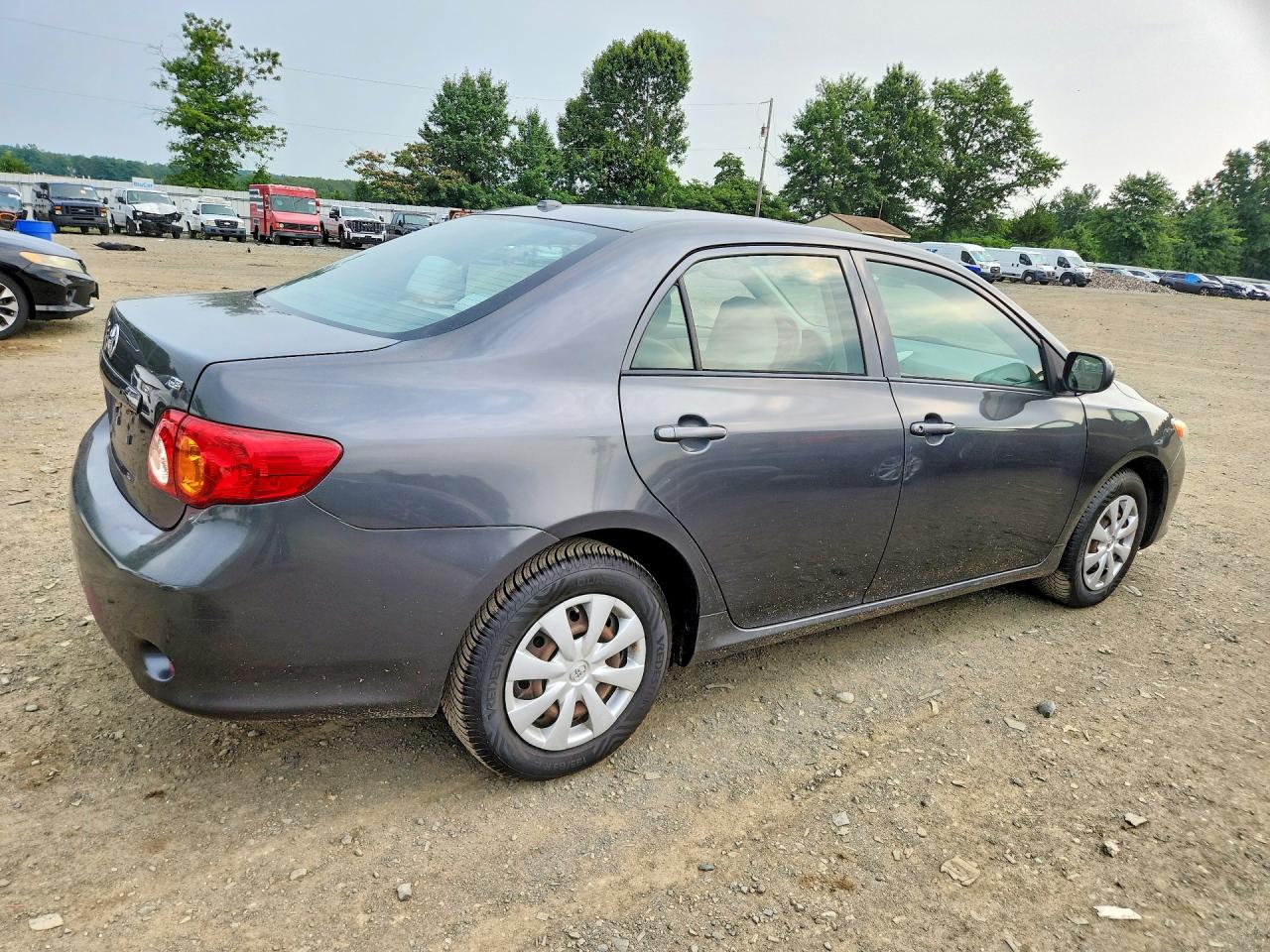 2009 Toyota Corolla Le Gray vin: 2T1BU40E59C060696