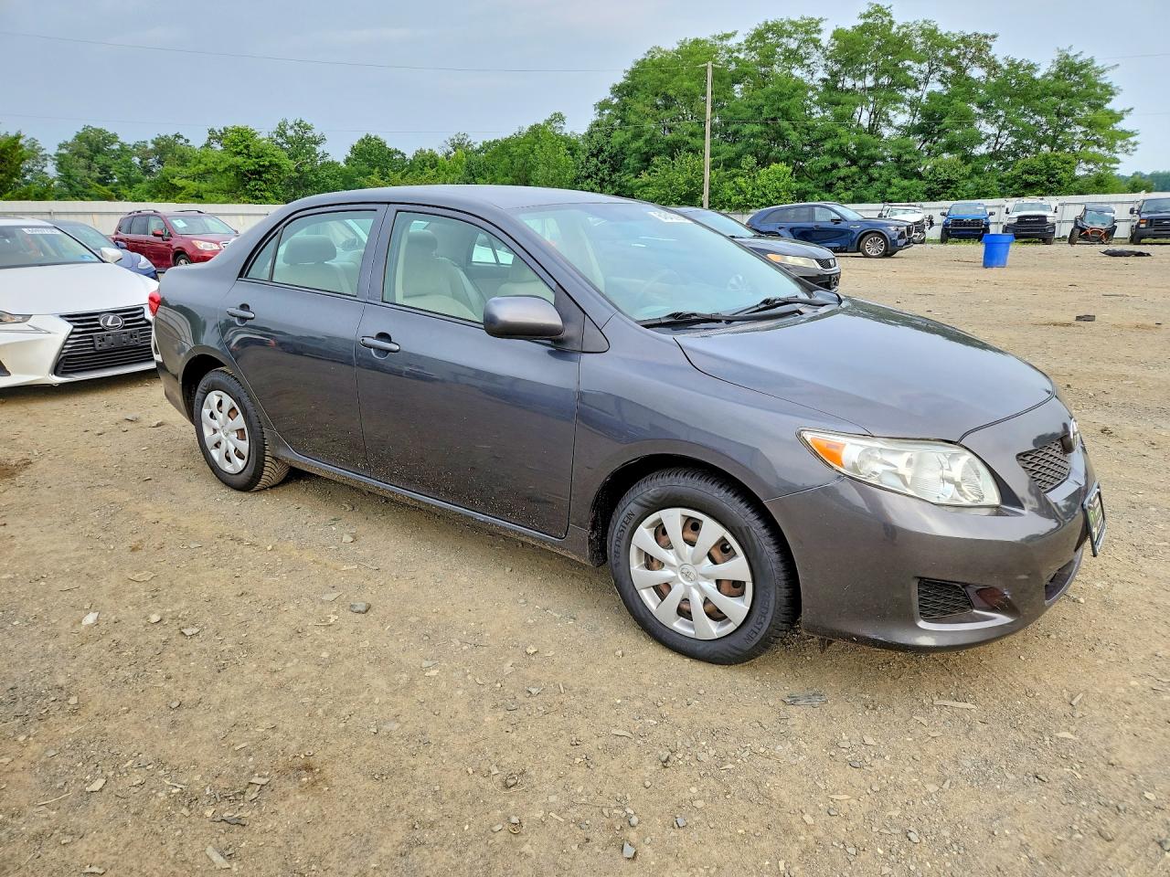 2009 Toyota Corolla Le Gray vin: 2T1BU40E59C060696
