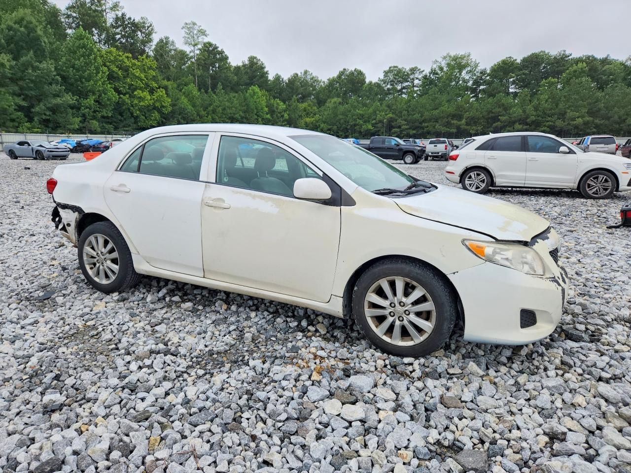 2009 Toyota Corolla Le White vin: 2T1BU40E59C066708