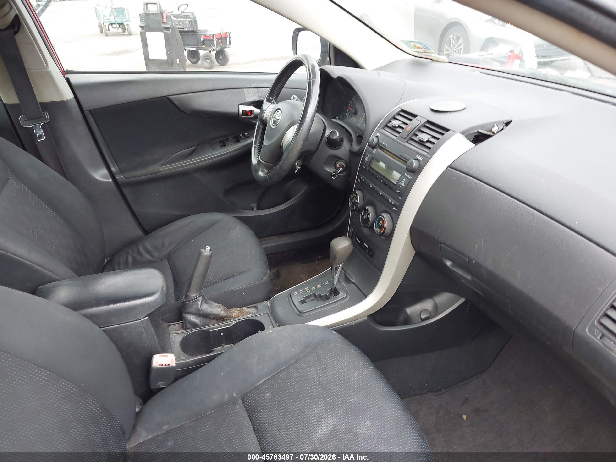 2009 Toyota Corolla S Red vin: 2T1BU40E59C067339