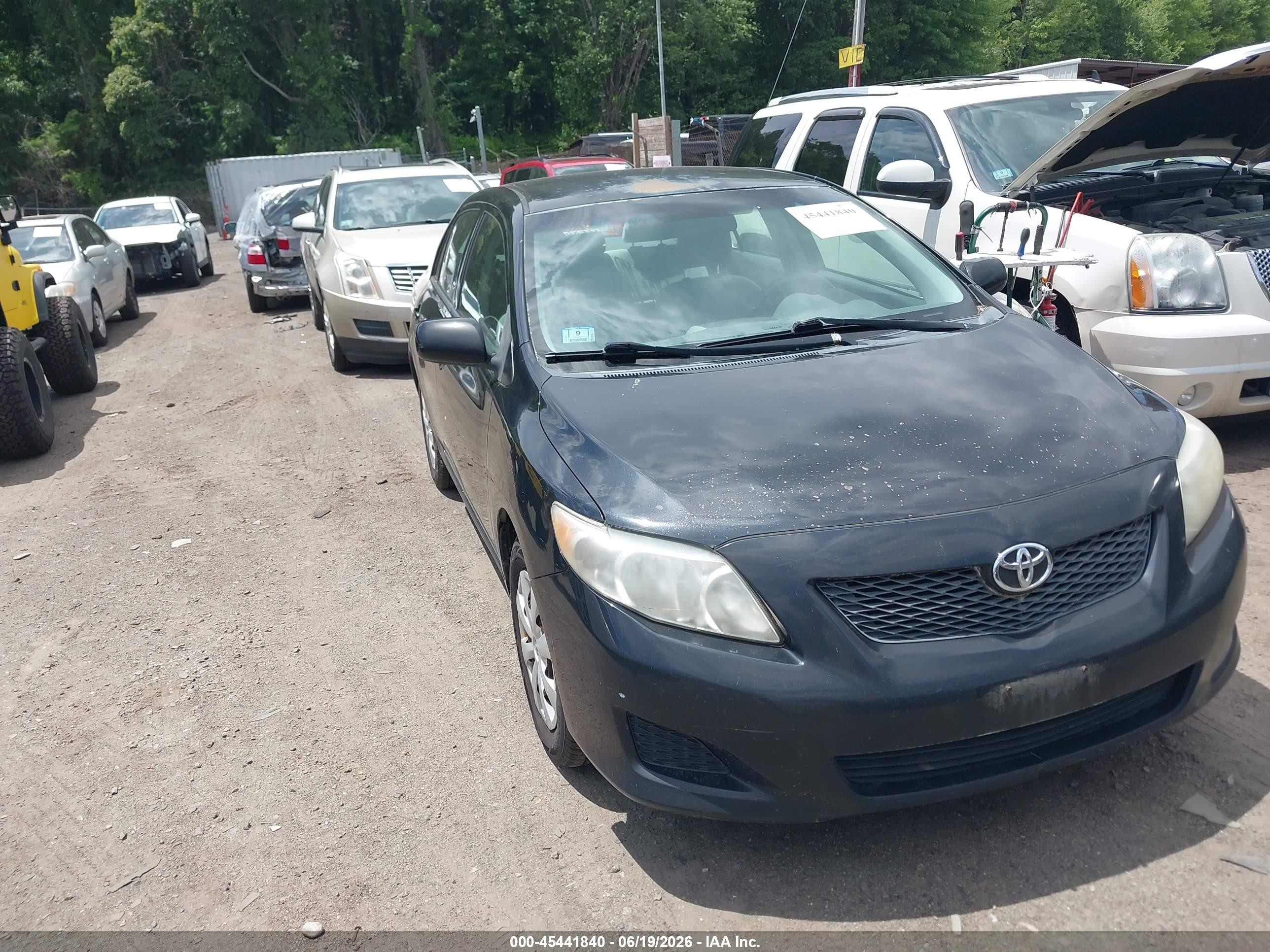 2009 Toyota Corolla Le Black vin: 2T1BU40E59C072945